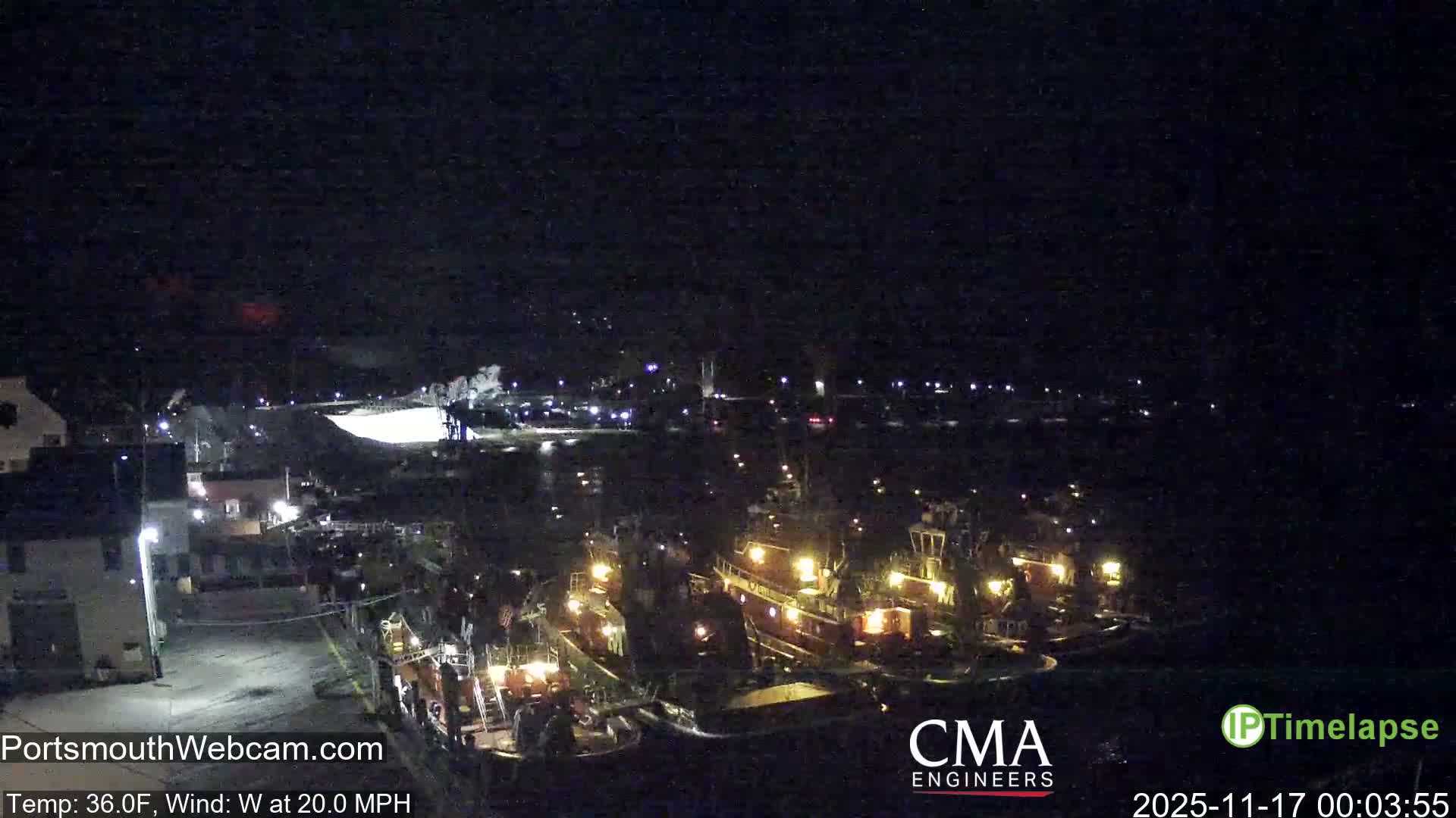 Old Harbor Tugboats & Shipping Live Cam -  Portsmouth, New Hampshire, USA