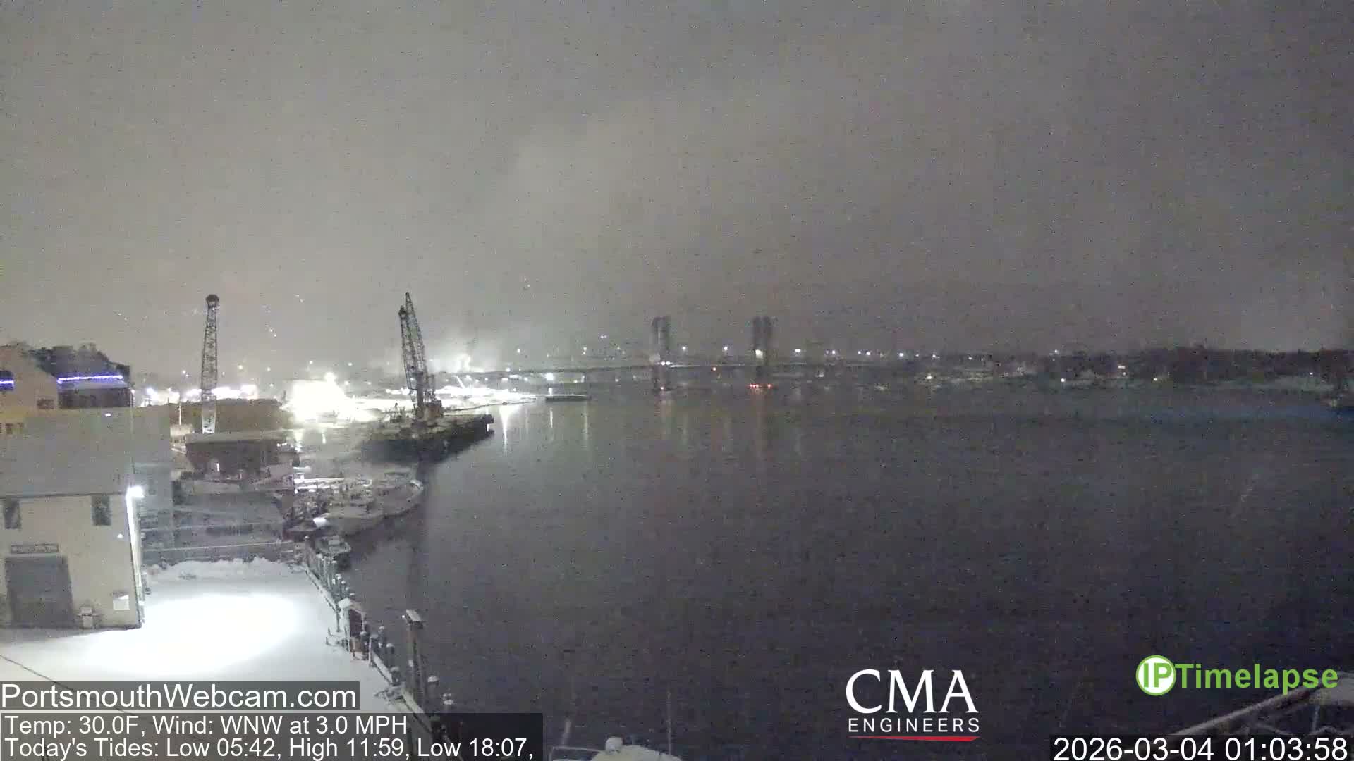 Old Harbor Tugboats & Shipping Live Cam -  Portsmouth, New Hampshire, USA