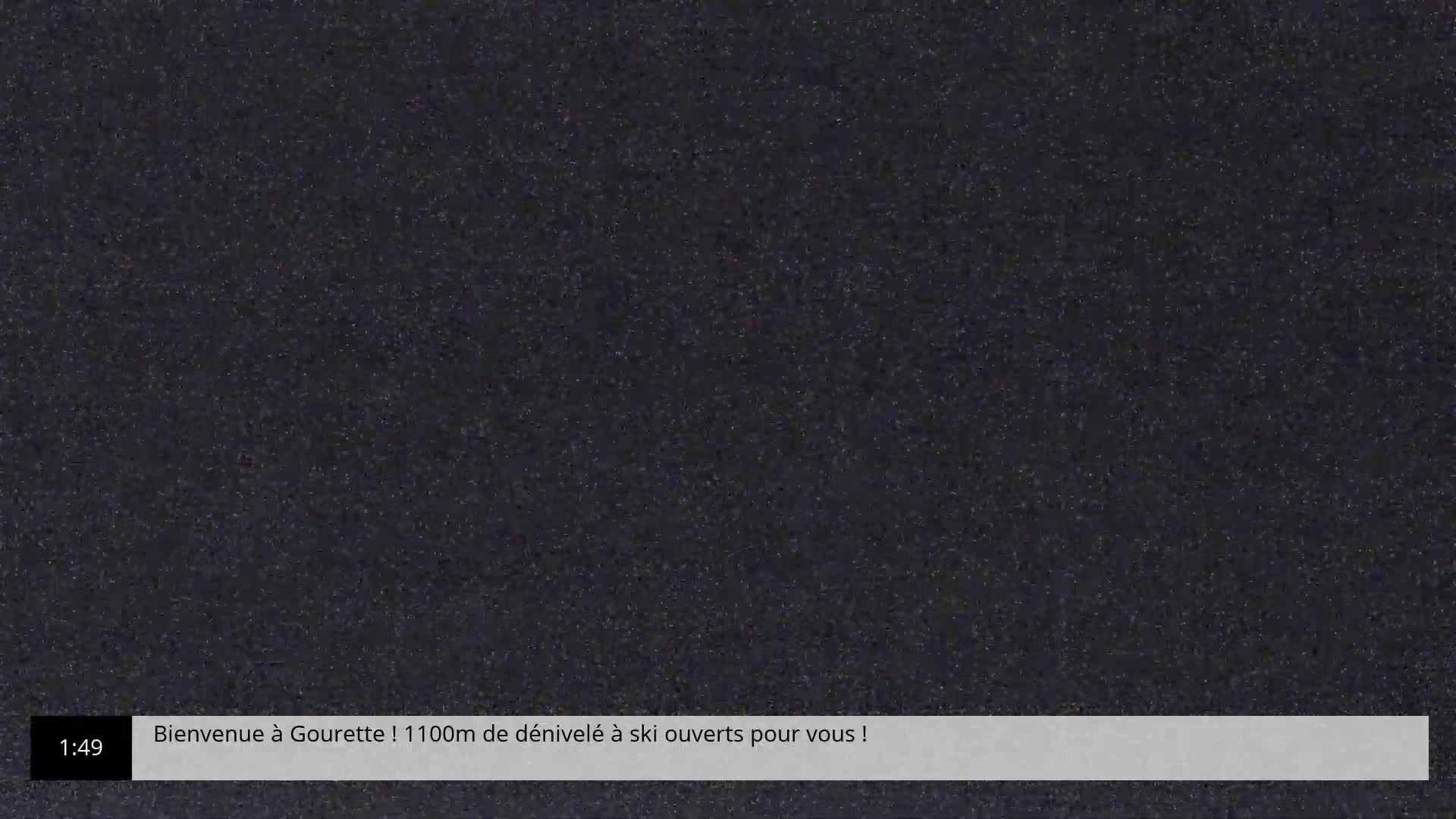 The image shows a screen filled with static.