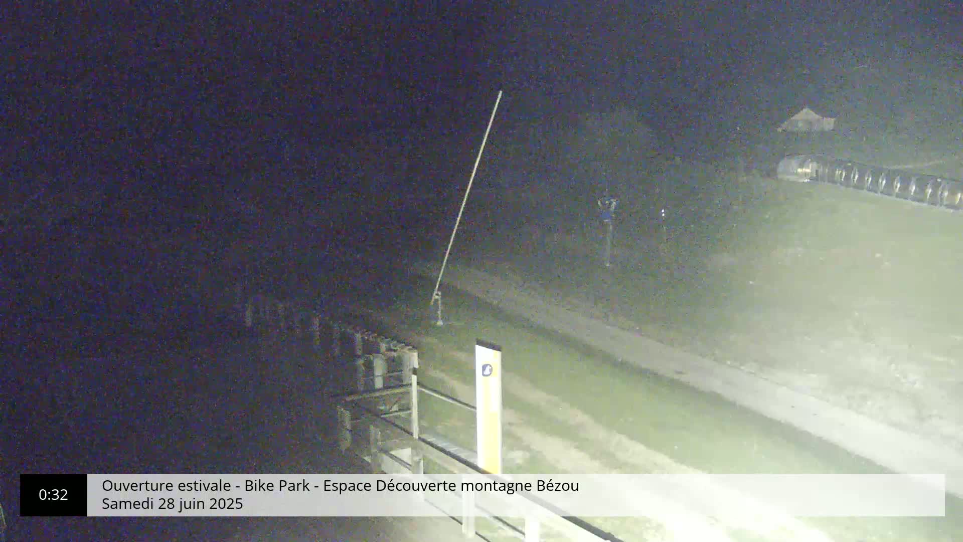 Gourette, 1100 m Espace Bezou Ski Slopes Live Cam - Eaux-Bonnes,  Pyrenees-Atlantiques, Nouvelle-Aquitaine, France 