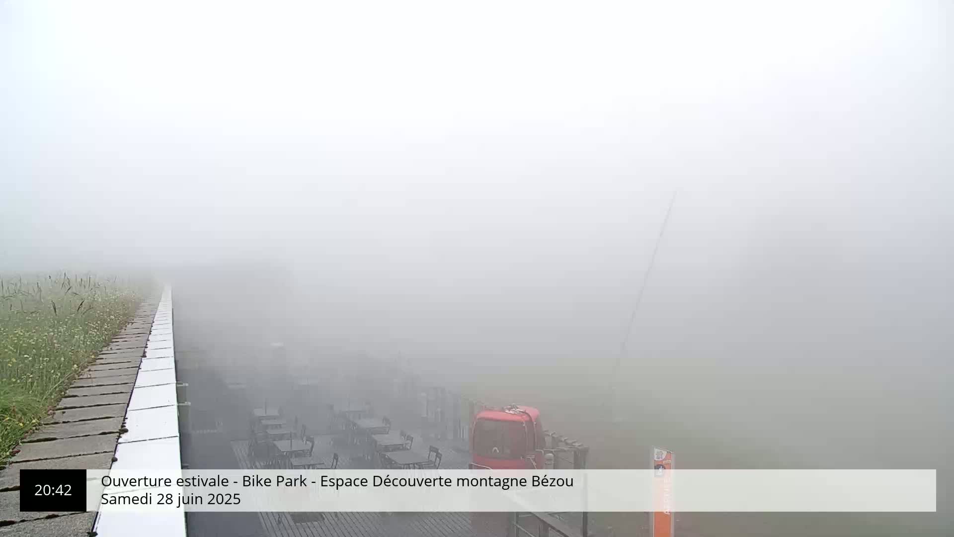 Gourette, 1100 m Espace Bezou Ski Slopes Live Cam - Eaux-Bonnes,  Pyrenees-Atlantiques, Nouvelle-Aquitaine, France 