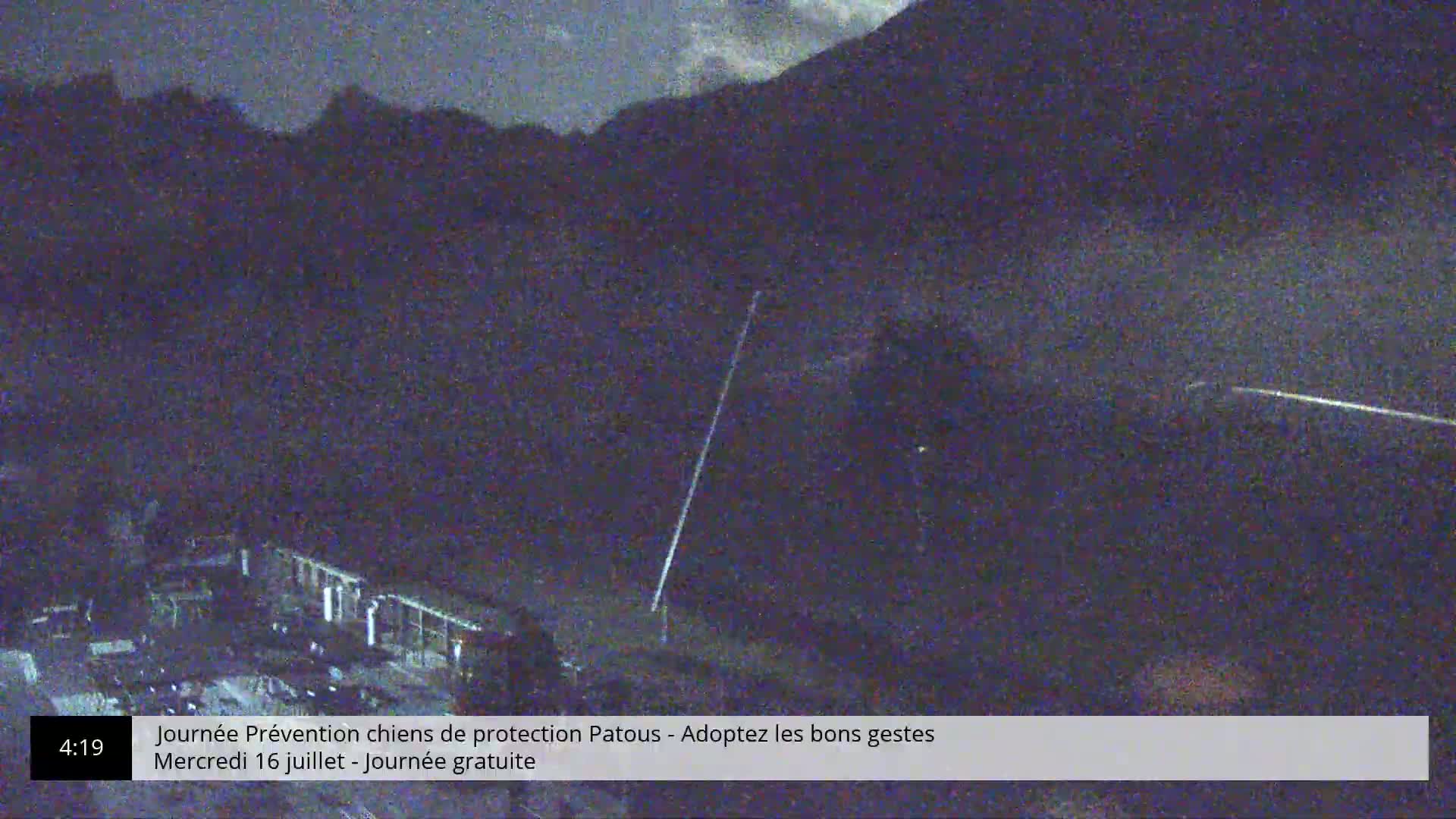 Gourette, 1100 m Espace Bezou Ski Slopes Live Cam - Eaux-Bonnes,  Pyrenees-Atlantiques, Nouvelle-Aquitaine, France 