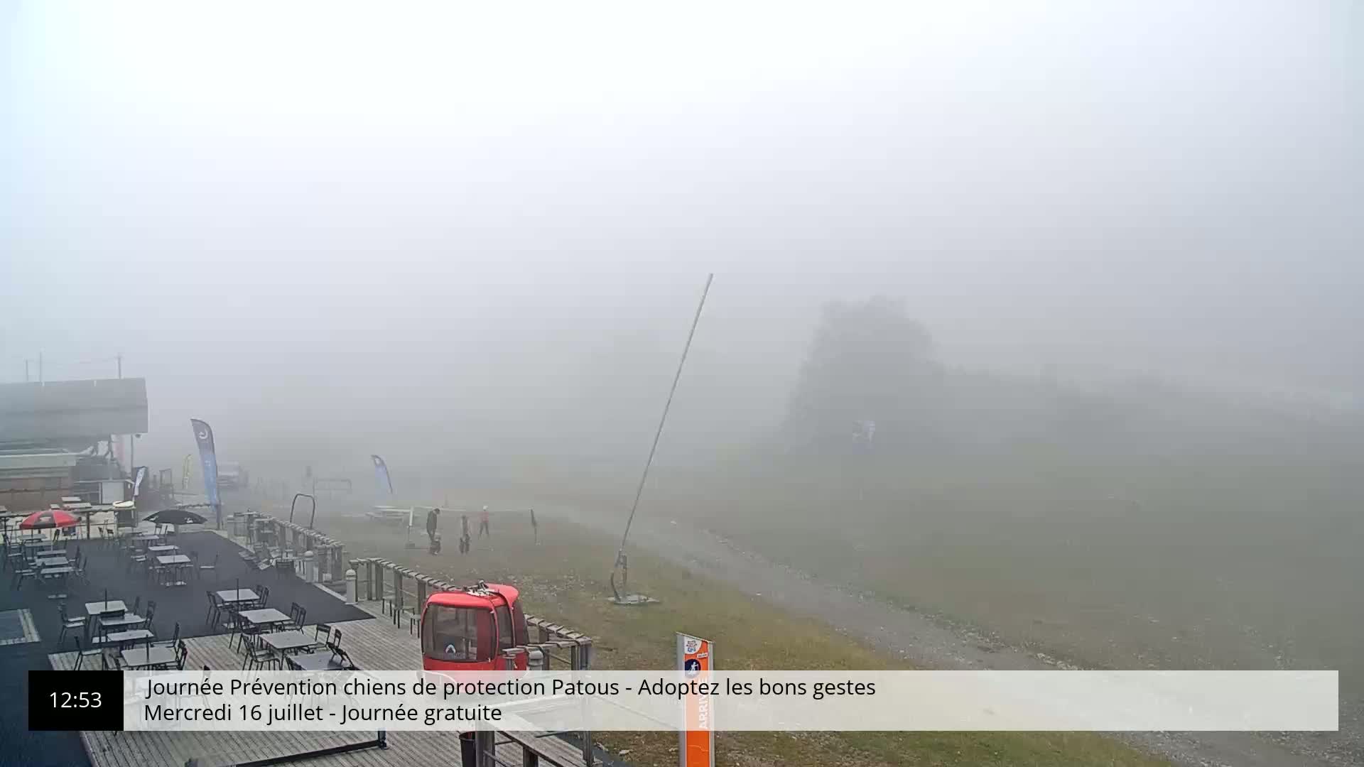 Gourette, 1100 m Espace Bezou Ski Slopes Live Cam - Eaux-Bonnes,  Pyrenees-Atlantiques, Nouvelle-Aquitaine, France 
