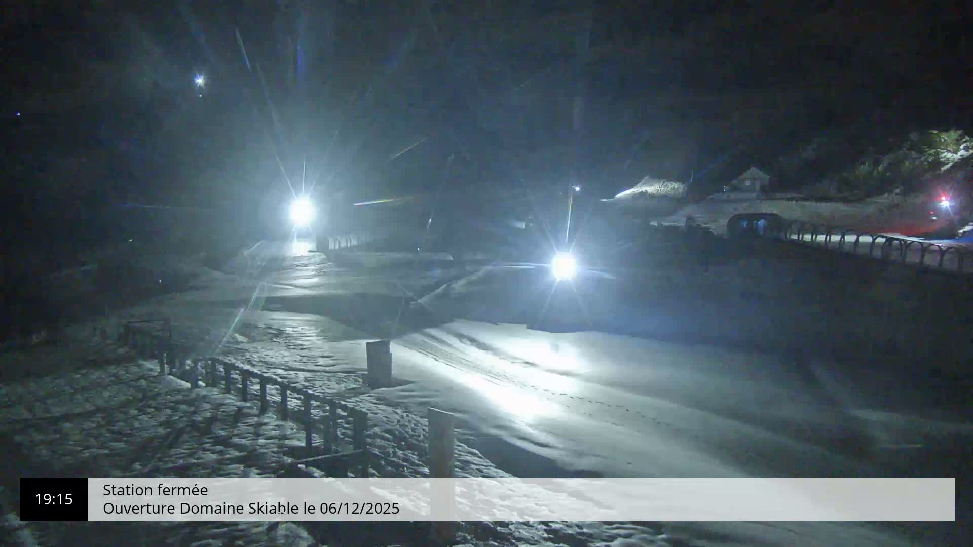 Gourette, 1100 m Espace Bezou Ski Slopes Live Cam - Eaux-Bonnes,  Pyrenees-Atlantiques, Nouvelle-Aquitaine, France 