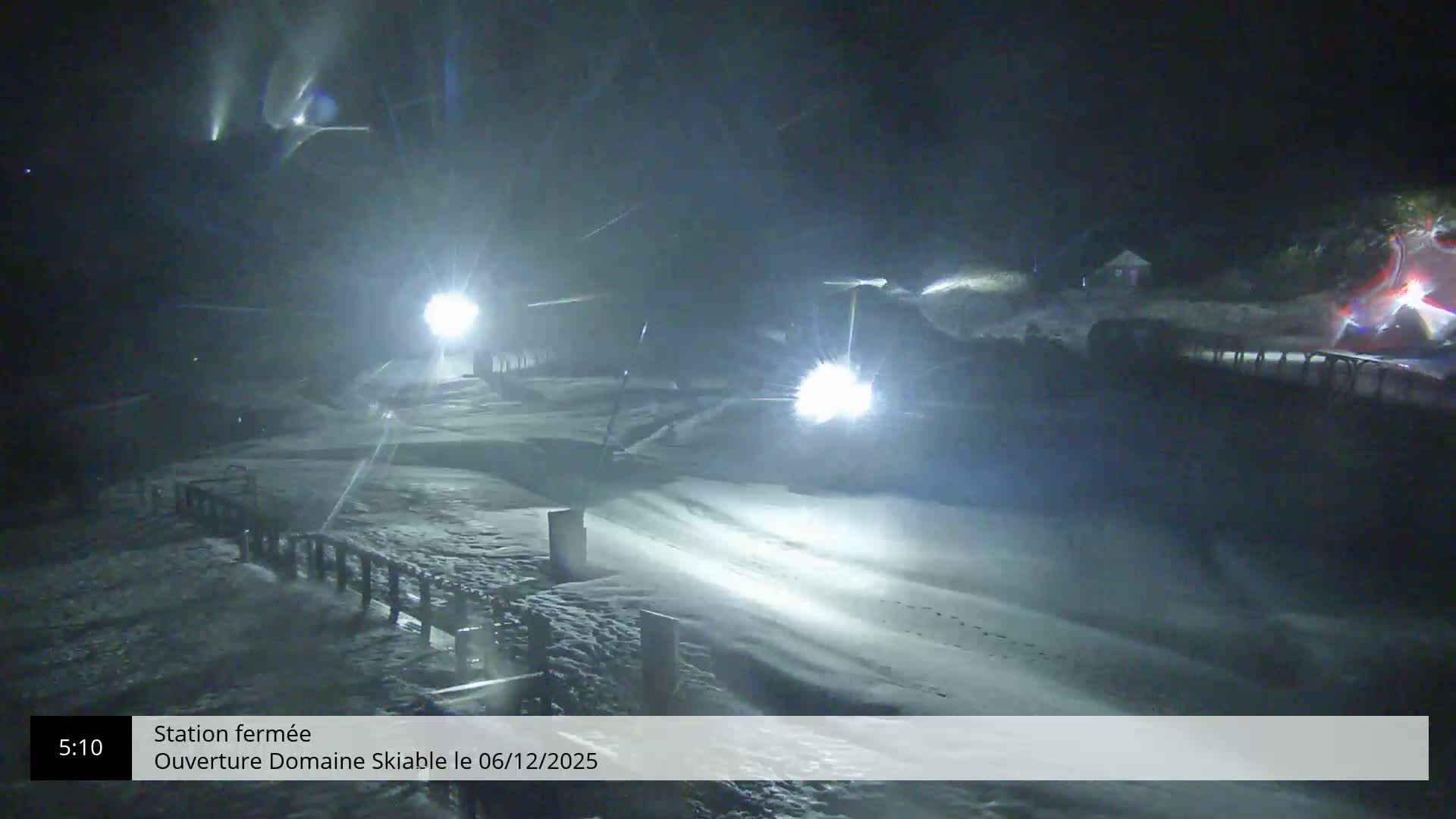 Gourette, 1100 m Espace Bezou Ski Slopes Live Cam - Eaux-Bonnes,  Pyrenees-Atlantiques, Nouvelle-Aquitaine, France 