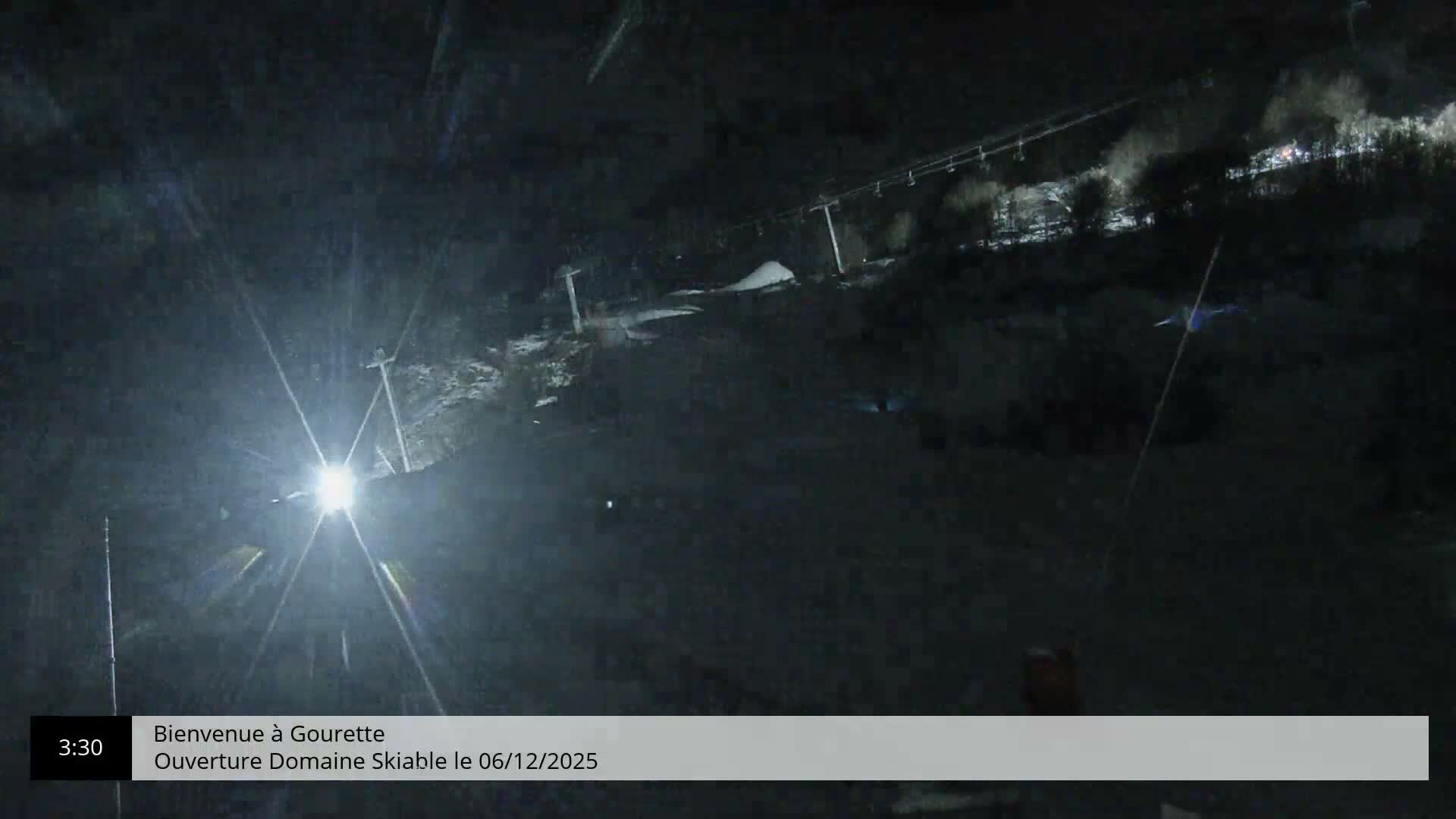 Gourette, 1100 m Espace Bezou Ski Slopes Live Cam - Eaux-Bonnes,  Pyrenees-Atlantiques, Nouvelle-Aquitaine, France 