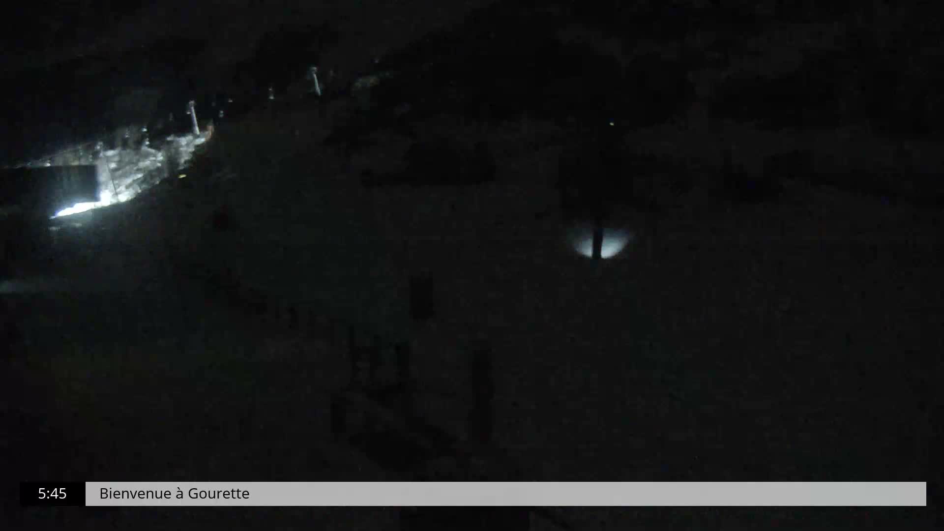Gourette, 1100 m Espace Bezou Ski Slopes Live Cam - Eaux-Bonnes,  Pyrenees-Atlantiques, Nouvelle-Aquitaine, France 