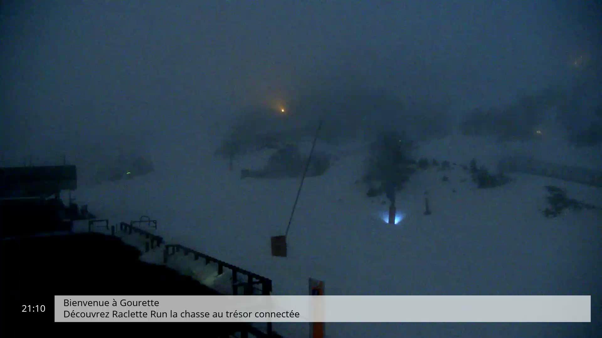 Gourette, 1100 m Espace Bezou Ski Slopes Live Cam - Eaux-Bonnes,  Pyrenees-Atlantiques, Nouvelle-Aquitaine, France 