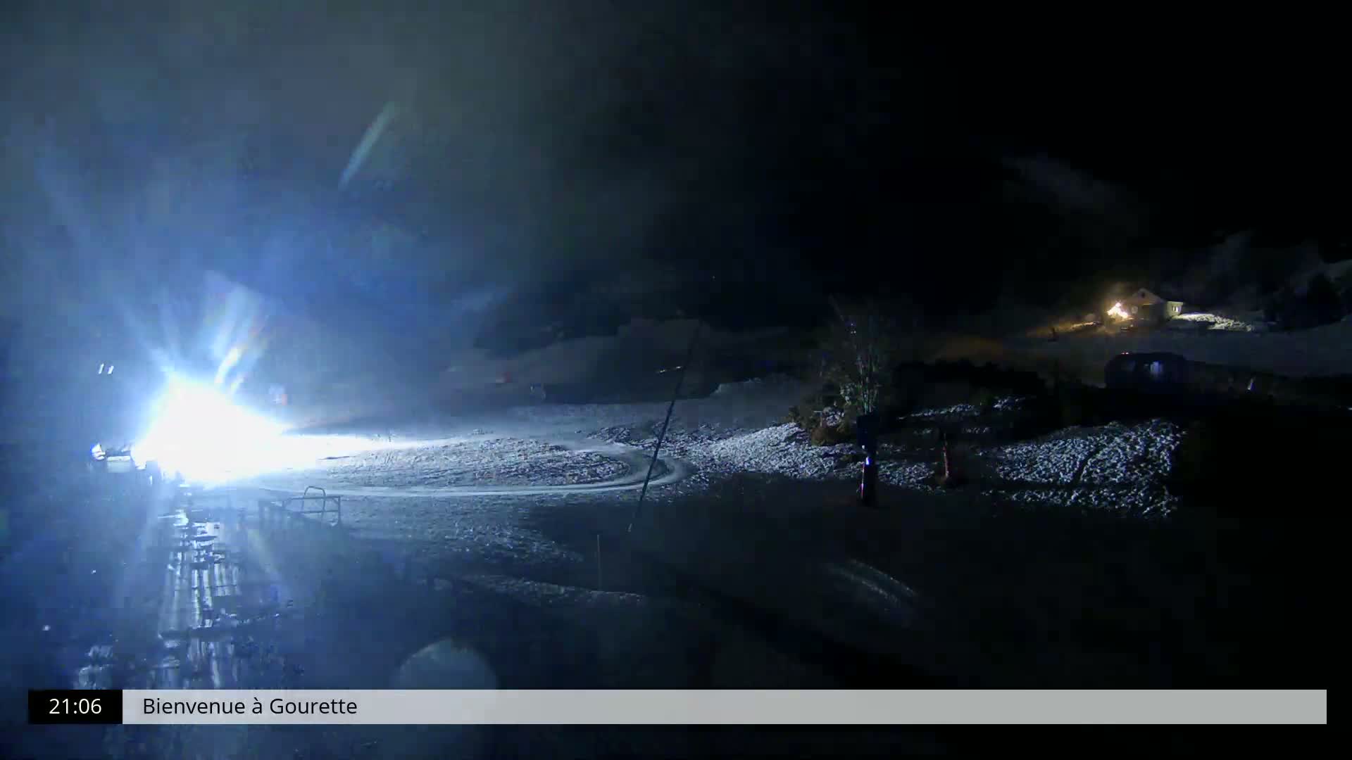 Gourette, 1100 m Espace Bezou Ski Slopes Live Cam - Eaux-Bonnes,  Pyrenees-Atlantiques, Nouvelle-Aquitaine, France 