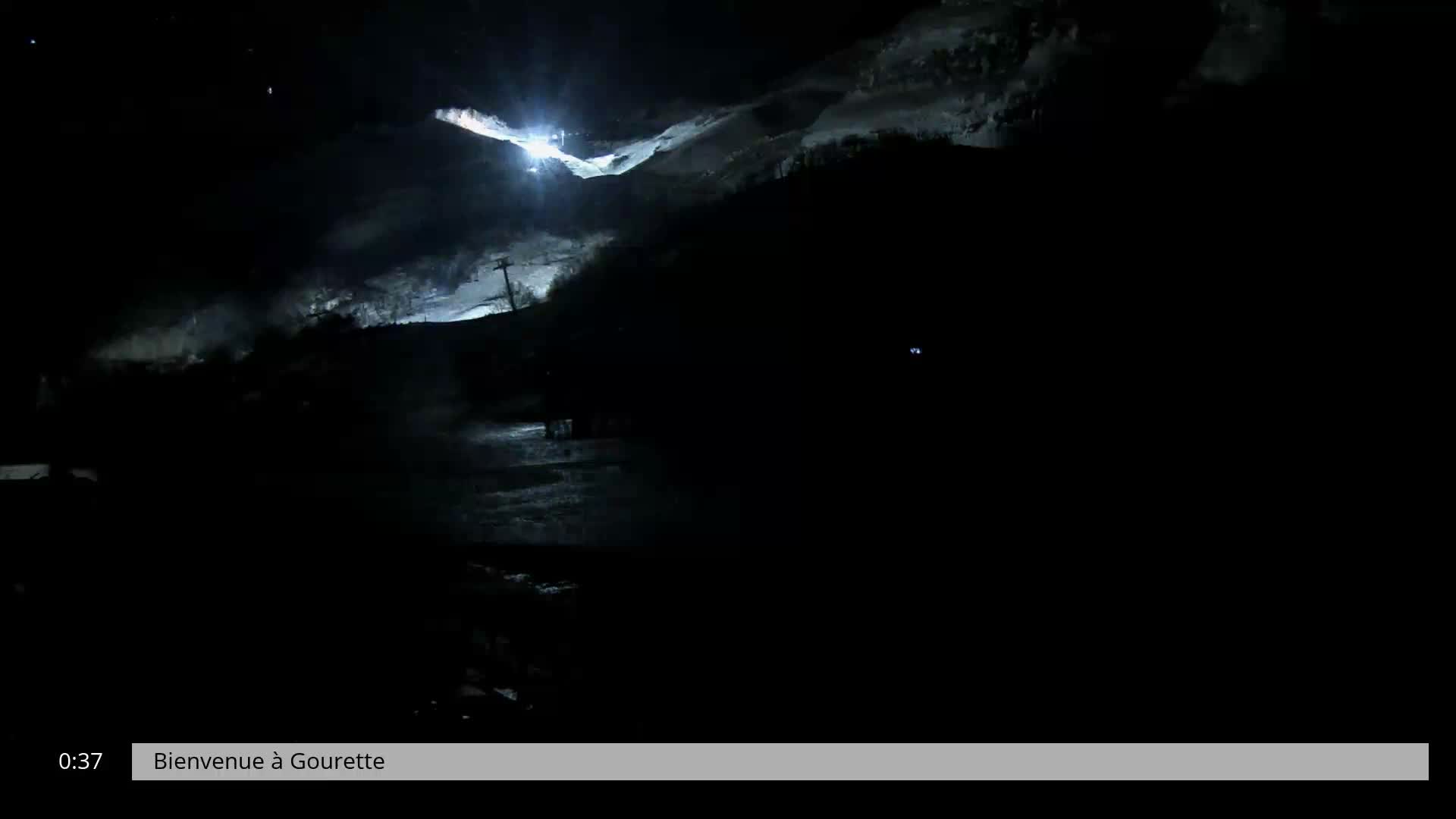 Gourette, 1100 m Espace Bezou Ski Slopes Live Cam - Eaux-Bonnes,  Pyrenees-Atlantiques, Nouvelle-Aquitaine, France 