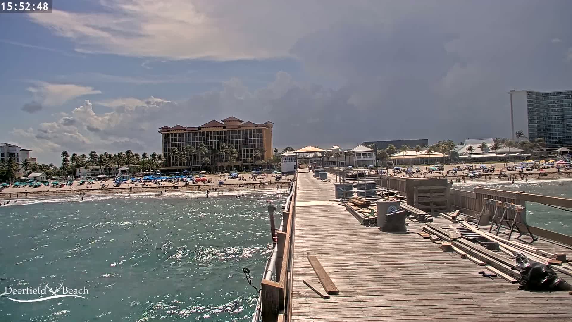 Deerfield Beach City Fishing Pier Live Cam - Deerfield Beach, Broward, Florida, USA