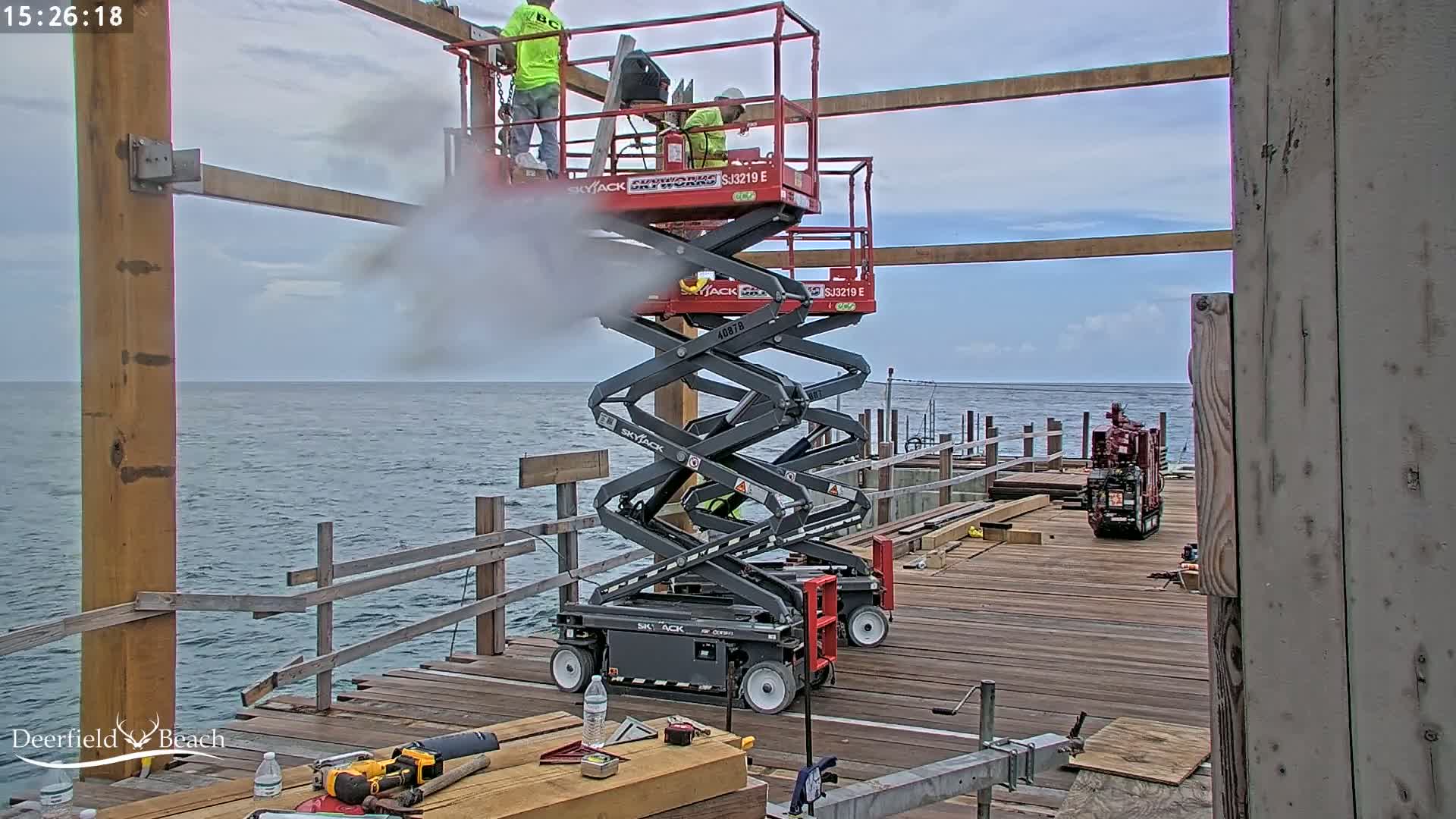 Deerfield Beach City Fishing Pier Live Cam - Deerfield Beach, Broward, Florida, USA