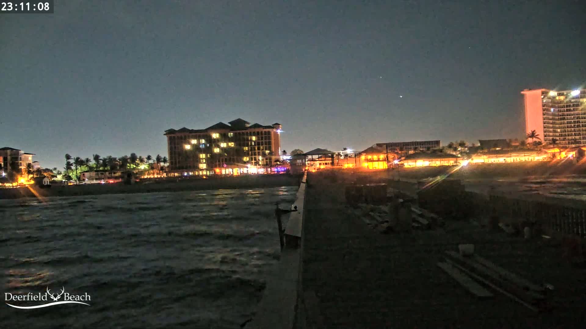 Deerfield Beach City Fishing Pier Live Cam - Deerfield Beach, Broward, Florida, USA