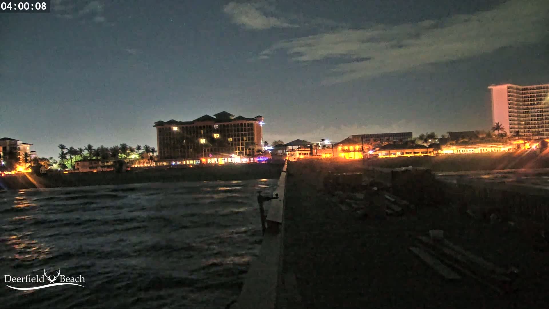 Deerfield Beach City Fishing Pier Live Cam - Deerfield Beach, Broward, Florida, USA
