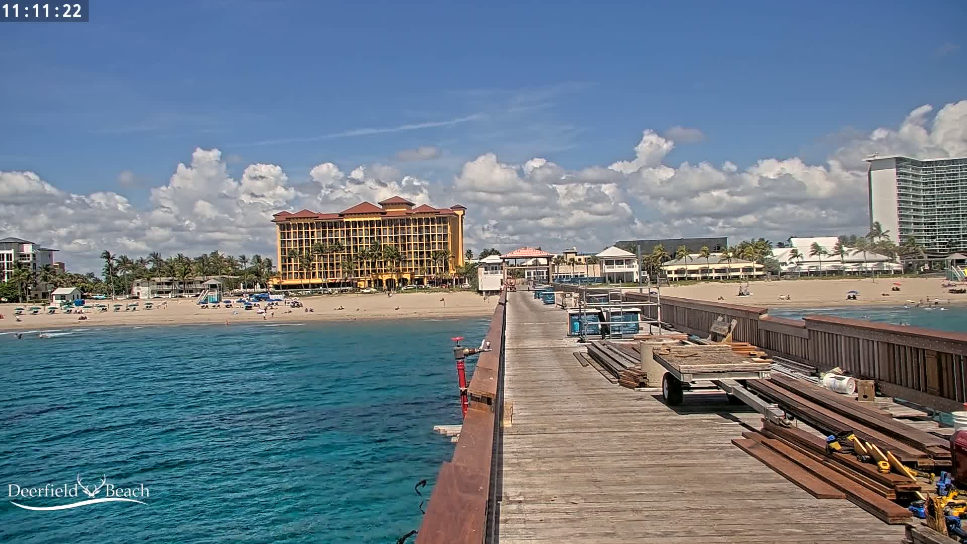 Deerfield Beach City Fishing Pier Live Cam - Deerfield Beach, Broward, Florida, USA