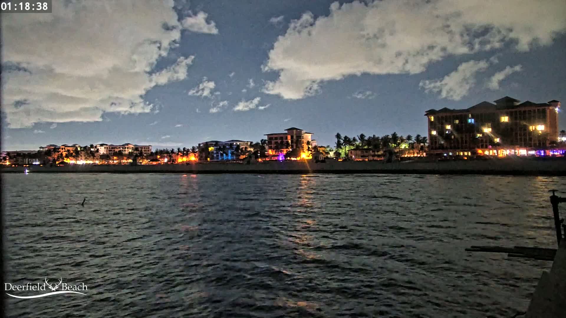 Deerfield Beach City Fishing Pier Live Cam - Deerfield Beach, Broward, Florida, USA