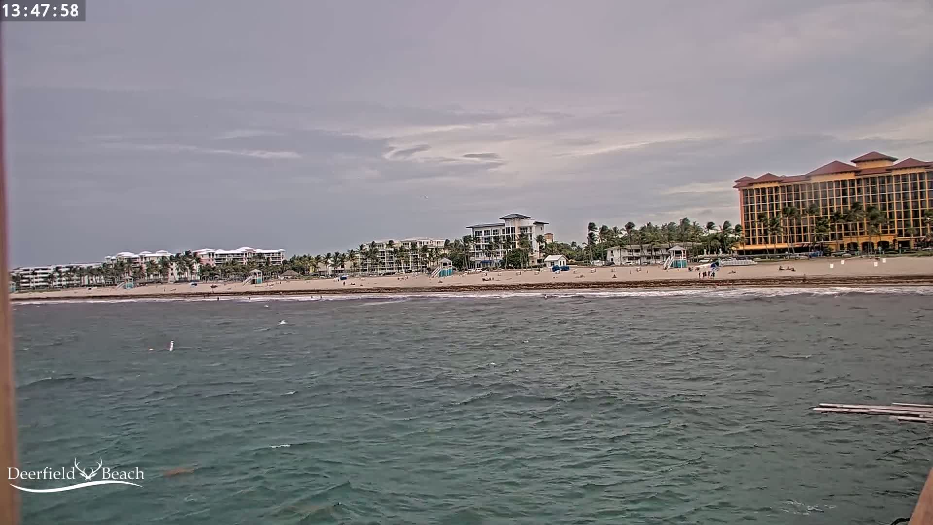 Deerfield Beach City Fishing Pier Live Cam - Deerfield Beach, Broward, Florida, USA