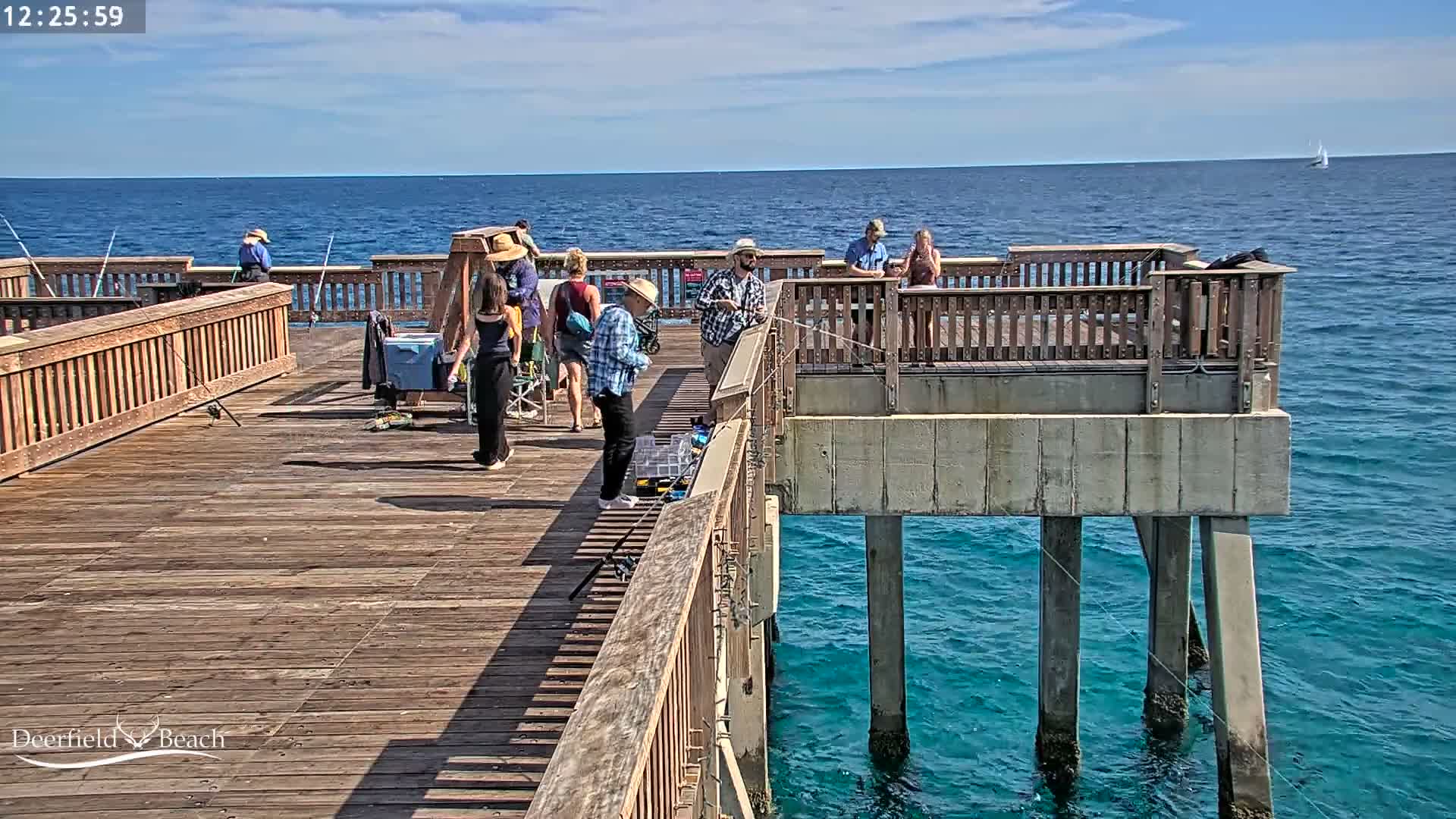 Deerfield Beach City Fishing Pier Live Cam - Deerfield Beach, Broward, Florida, USA