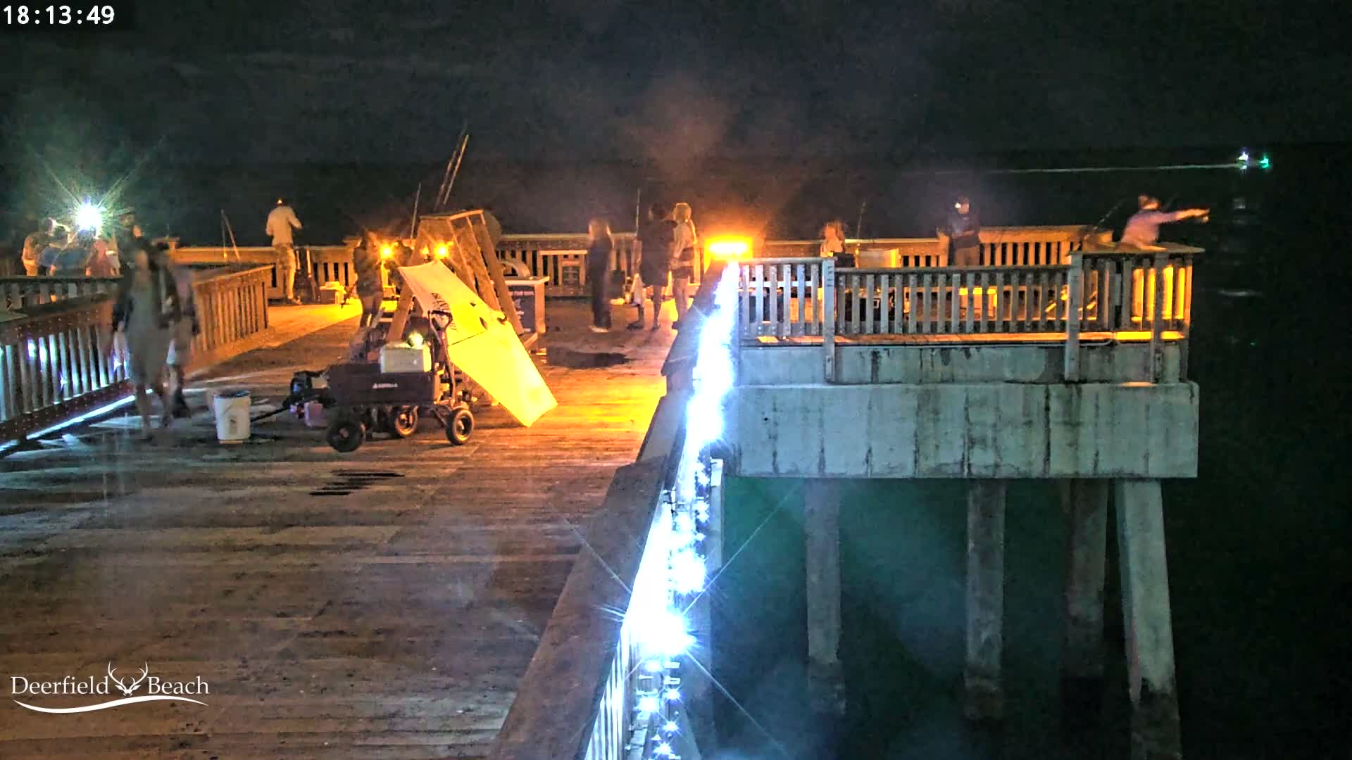 Deerfield Beach City Fishing Pier Live Cam - Deerfield Beach, Broward, Florida, USA