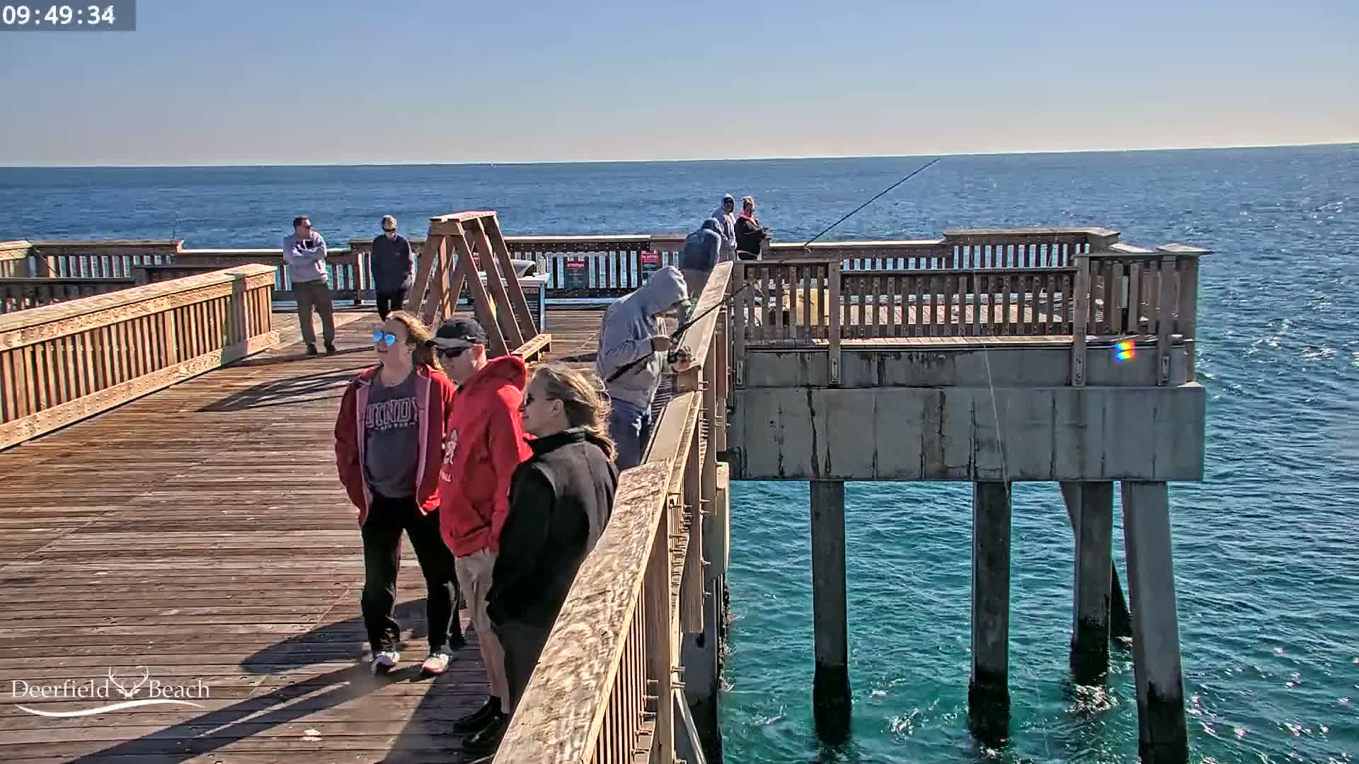 Deerfield Beach City Fishing Pier Live Cam - Deerfield Beach, Broward, Florida, USA