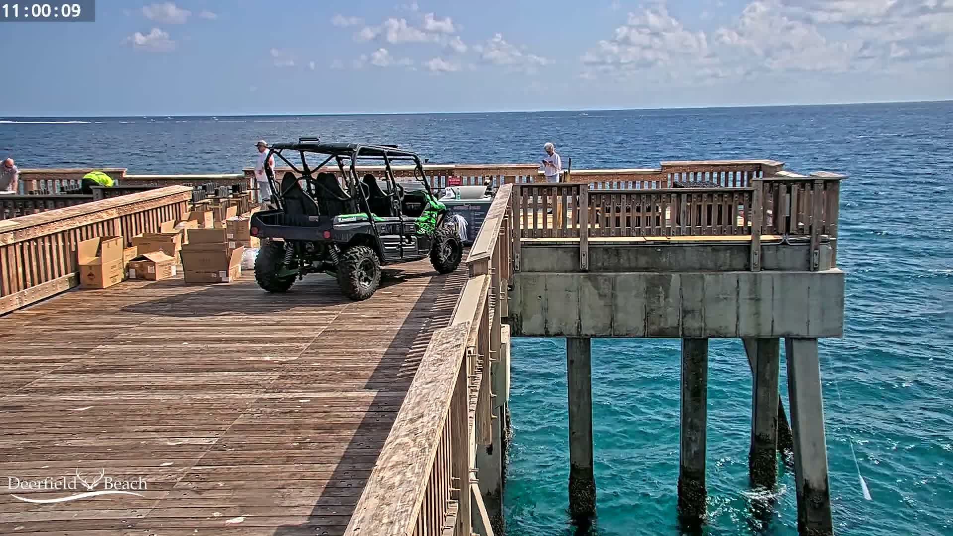 Deerfield Beach City Fishing Pier Live Cam - Deerfield Beach, Broward, Florida, USA