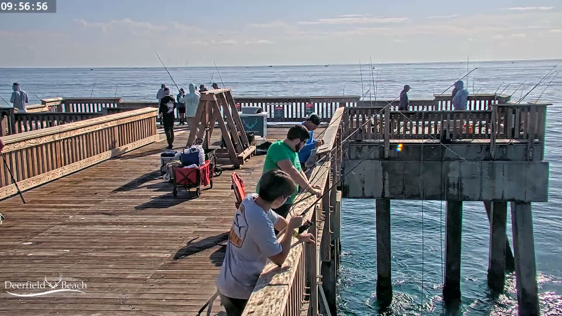 Deerfield Beach City Fishing Pier Live Cam - Deerfield Beach, Broward, Florida, USA
