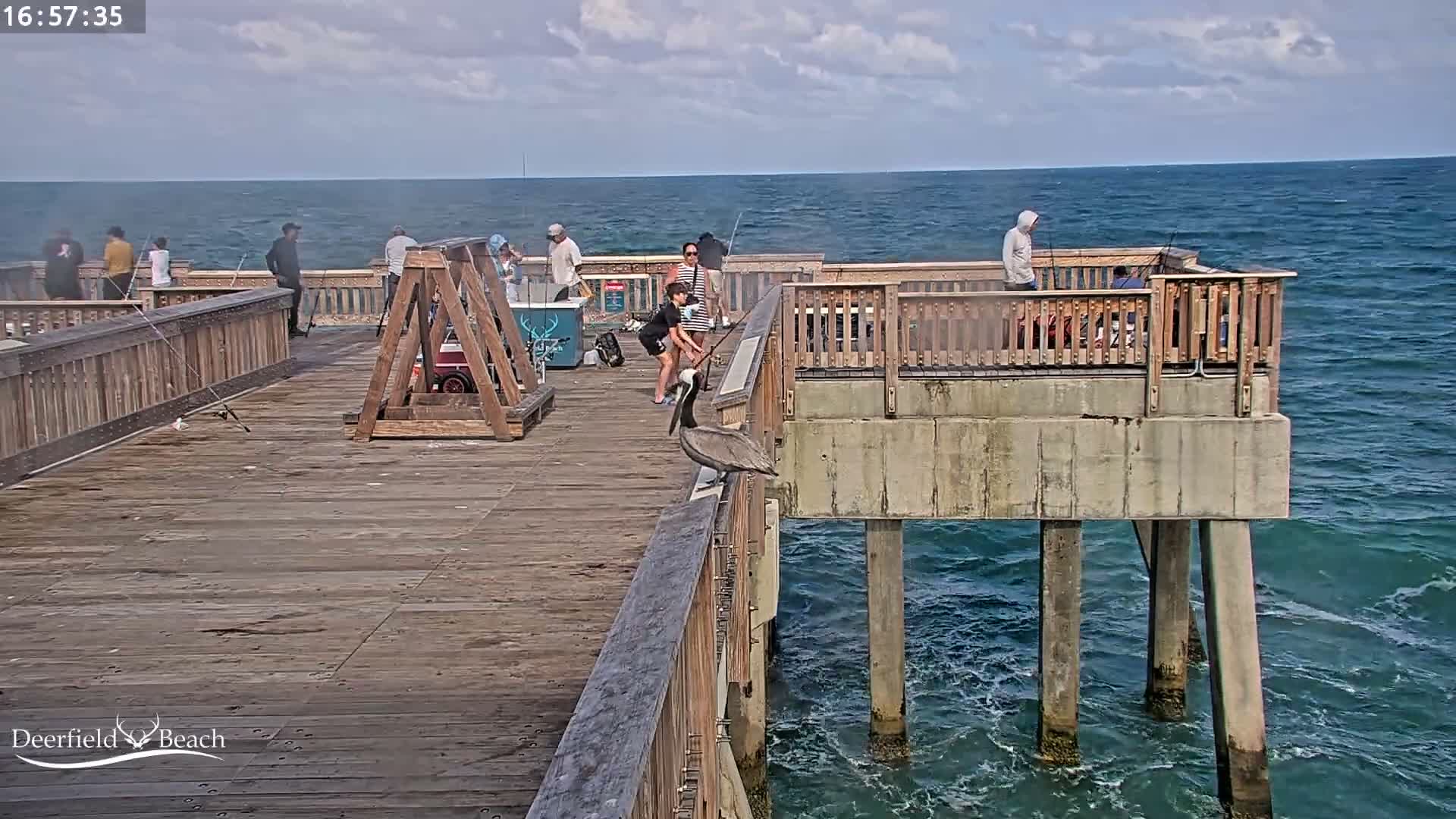 Deerfield Beach City Fishing Pier Live Cam - Deerfield Beach, Broward, Florida, USA