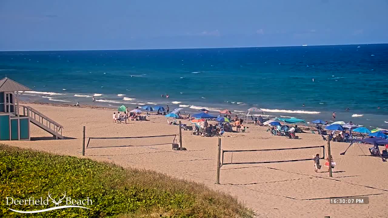 Deerfield Beach Coast Surf & Atlantic View Live Cam - Deerfield Beach, Broward, Florida, USA