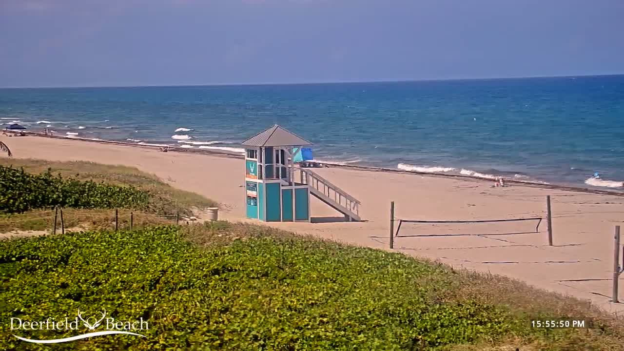 Deerfield Beach Coast Surf & Atlantic View Live Cam - Deerfield Beach, Broward, Florida, USA