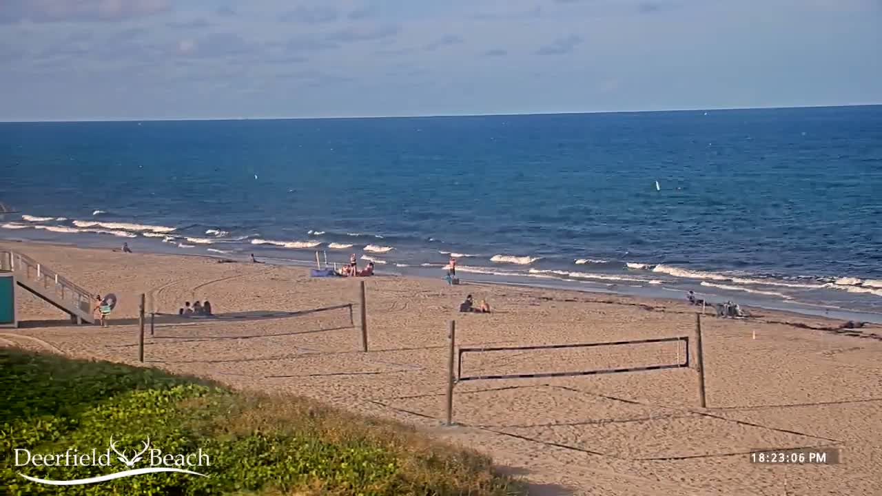 Deerfield Beach Coast Surf & Atlantic View Live Cam - Deerfield Beach, Broward, Florida, USA