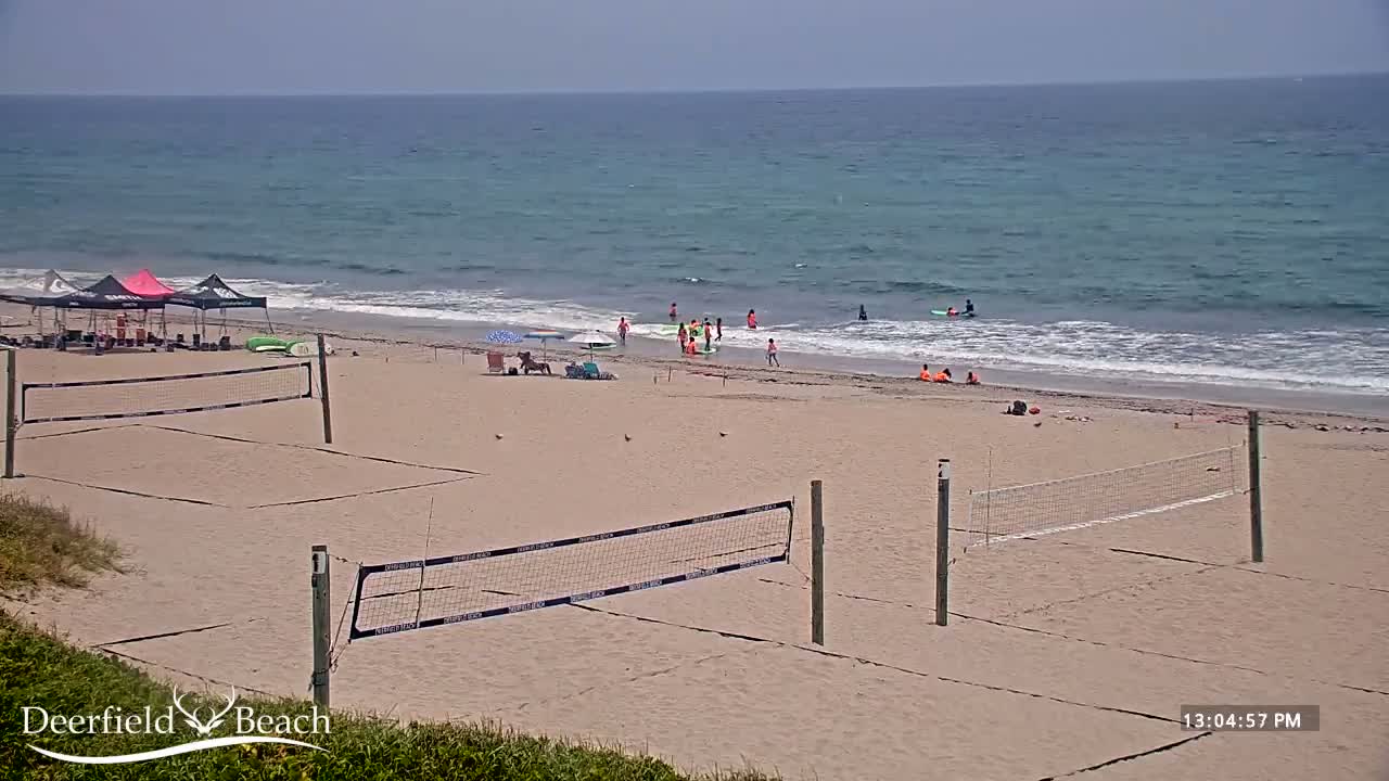 Deerfield Beach Coast Surf & Atlantic View Live Cam - Deerfield Beach, Broward, Florida, USA