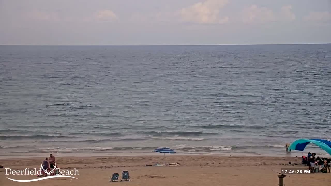 Deerfield Beach Coast Surf & Atlantic View Live Cam - Deerfield Beach, Broward, Florida, USA
