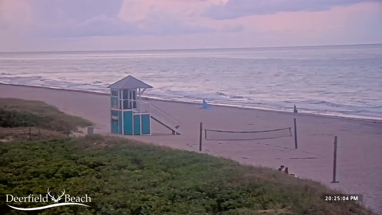 Deerfield Beach Coast Surf & Atlantic View Live Cam - Deerfield Beach, Broward, Florida, USA