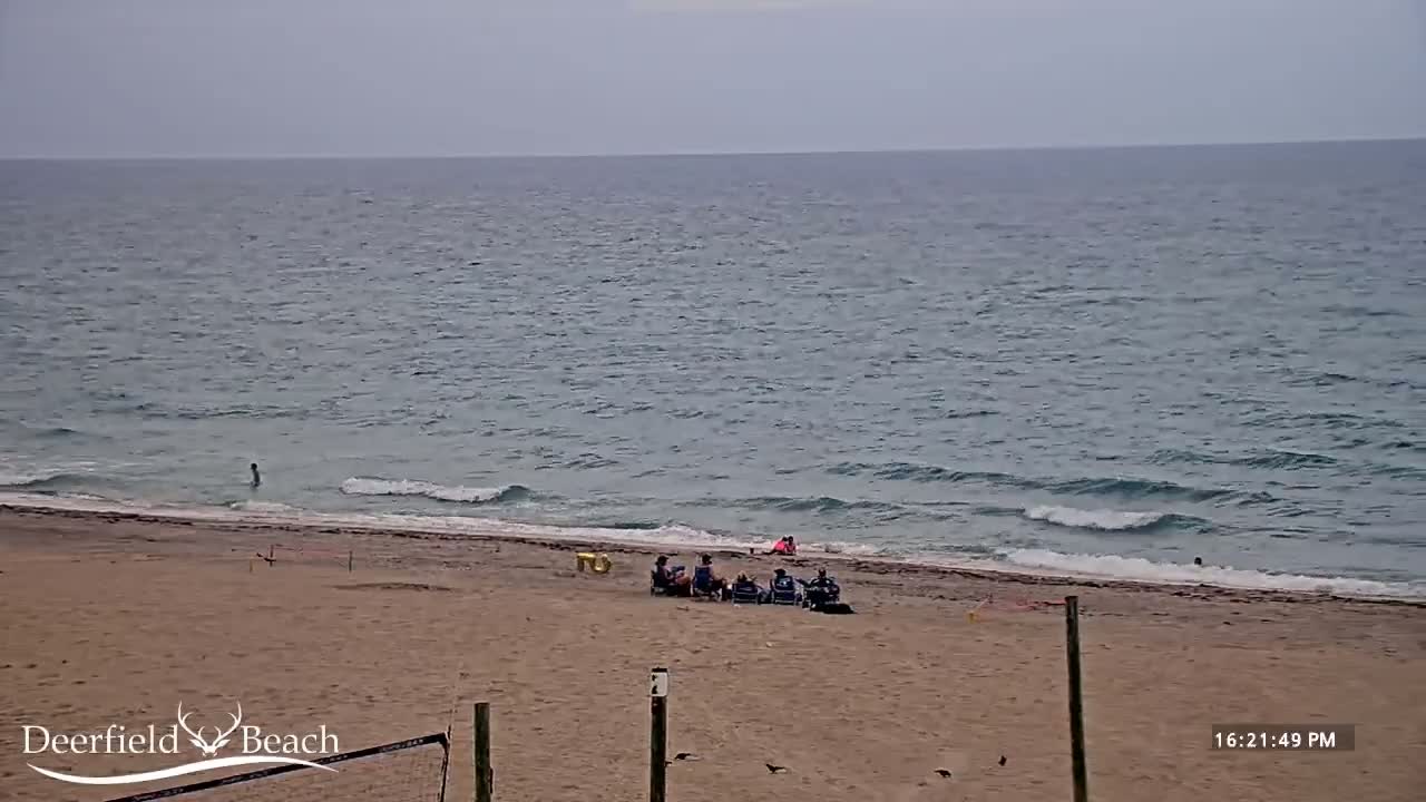 Deerfield Beach Coast Surf & Atlantic View Live Cam - Deerfield Beach, Broward, Florida, USA