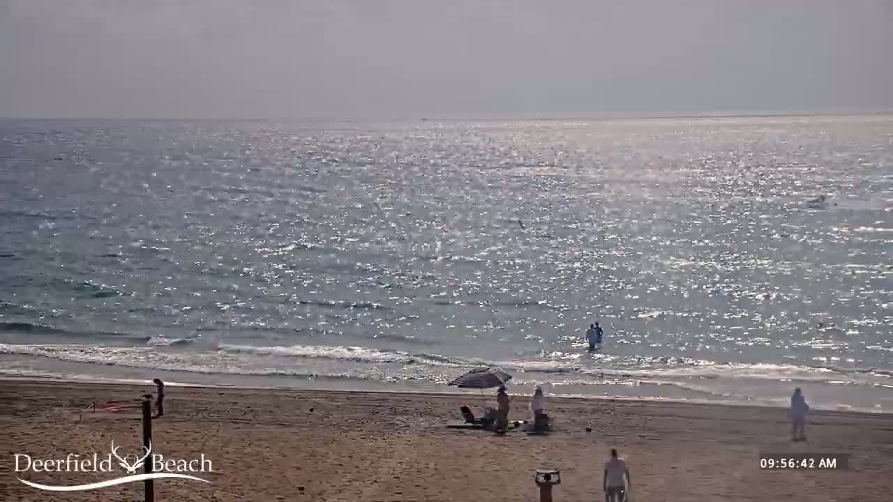 Deerfield Beach Coast Surf & Atlantic View Live Cam - Deerfield Beach, Broward, Florida, USA