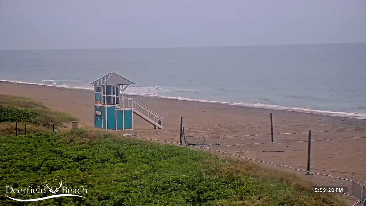 Deerfield Beach Coast Surf & Atlantic View Live Cam - Deerfield Beach, Broward, Florida, USA
