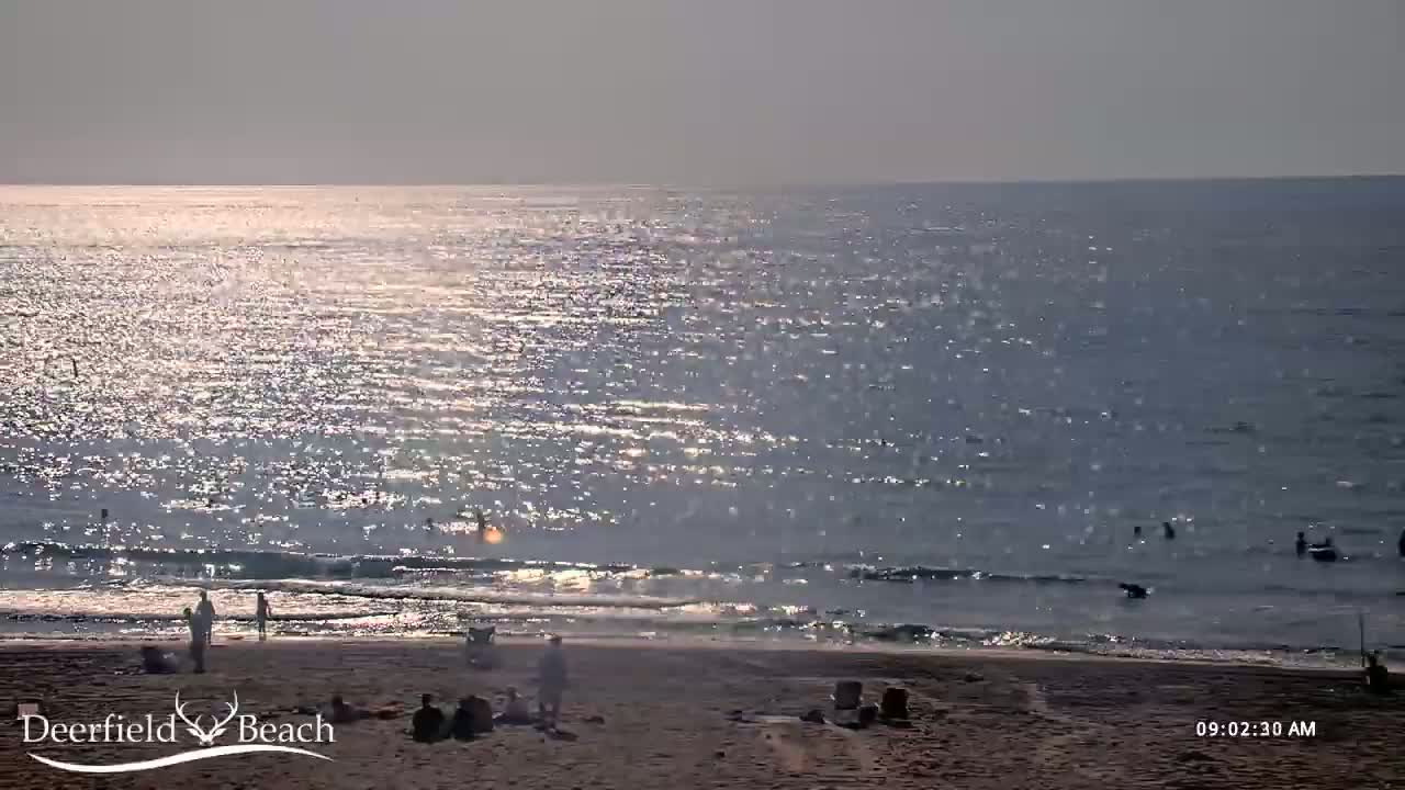 Deerfield Beach Coast Surf & Atlantic View Live Cam - Deerfield Beach, Broward, Florida, USA