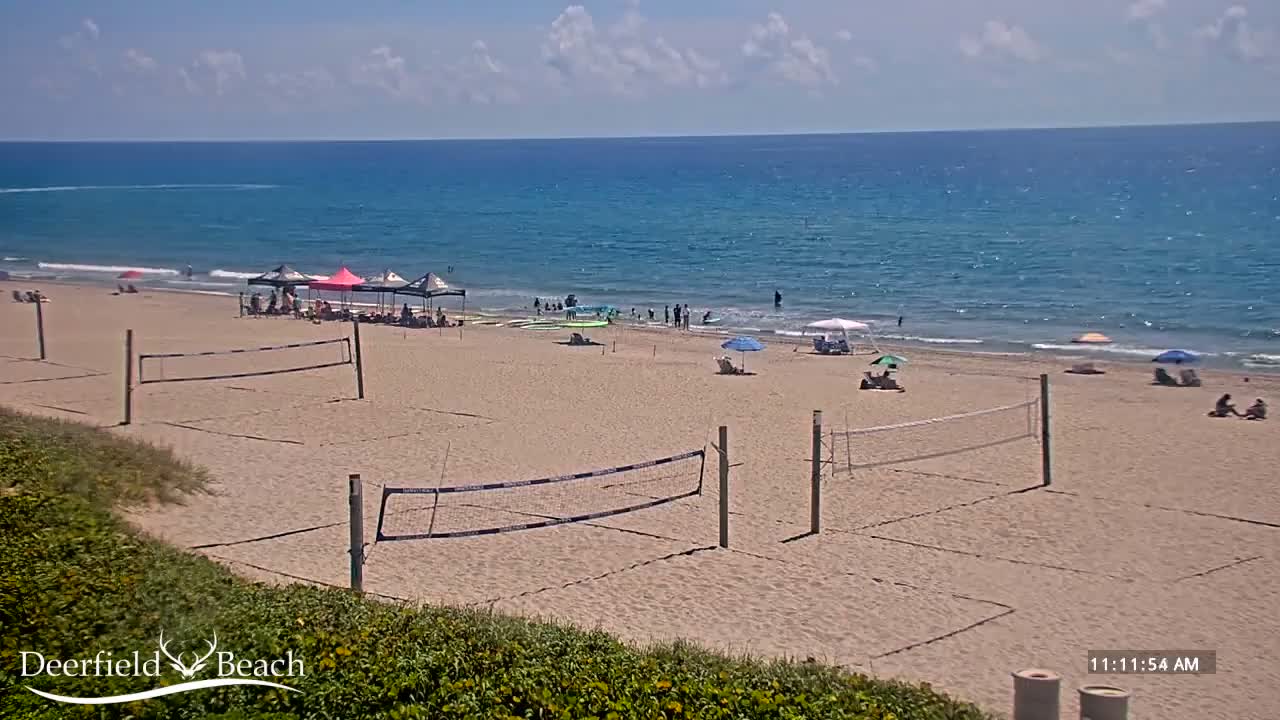 Deerfield Beach Coast Surf & Atlantic View Live Cam - Deerfield Beach, Broward, Florida, USA