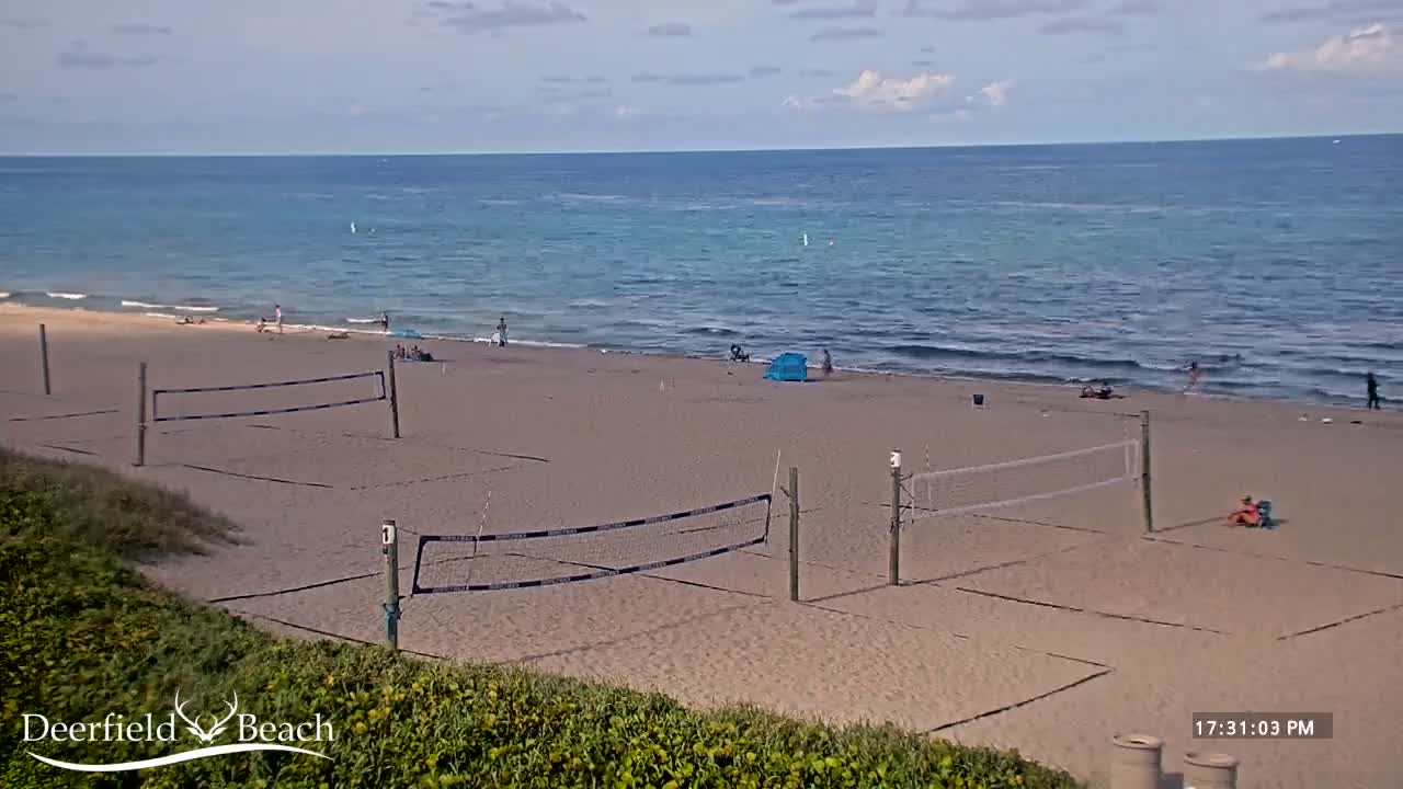 Deerfield Beach Coast Surf & Atlantic View Live Cam - Deerfield Beach, Broward, Florida, USA