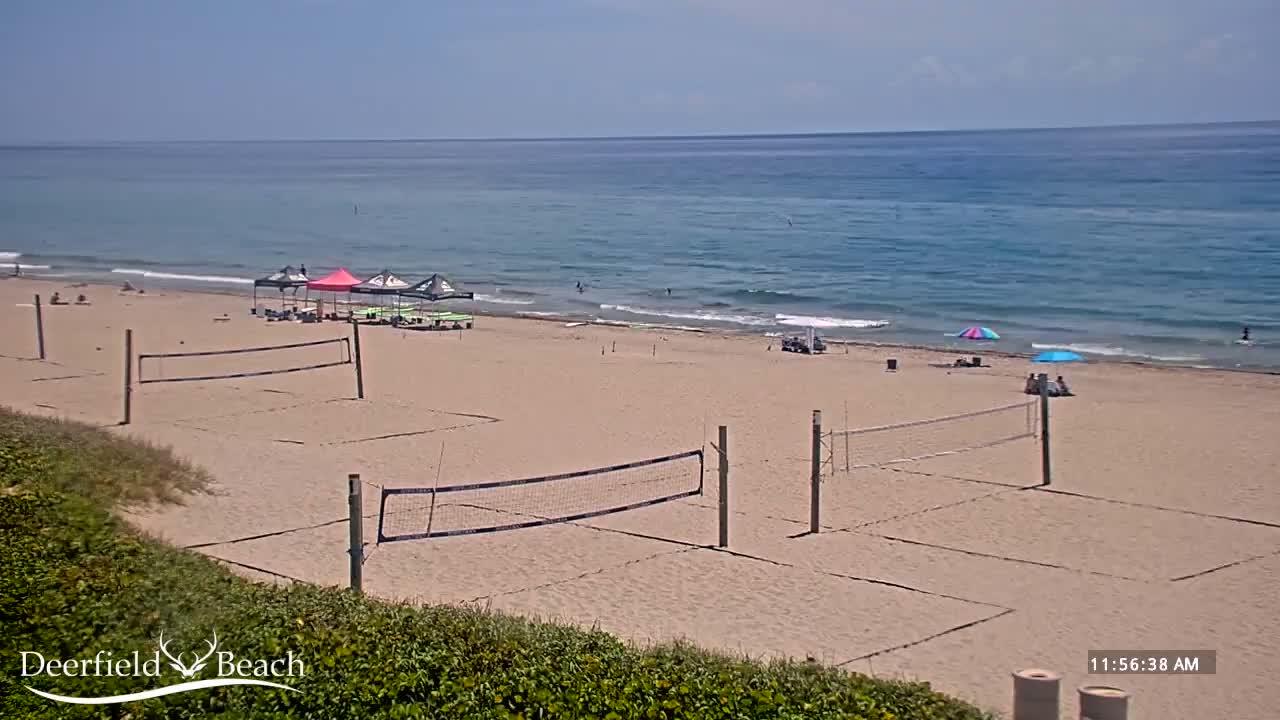 Deerfield Beach Coast Surf & Atlantic View Live Cam - Deerfield Beach, Broward, Florida, USA