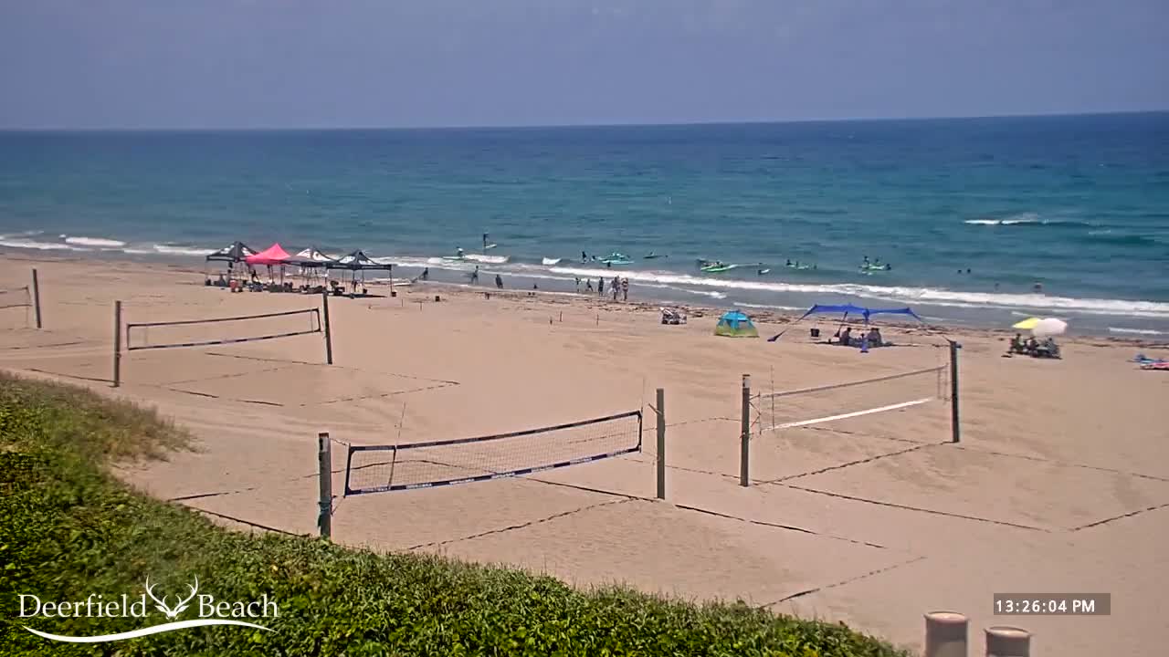 Deerfield Beach Coast Surf & Atlantic View Live Cam - Deerfield Beach, Broward, Florida, USA