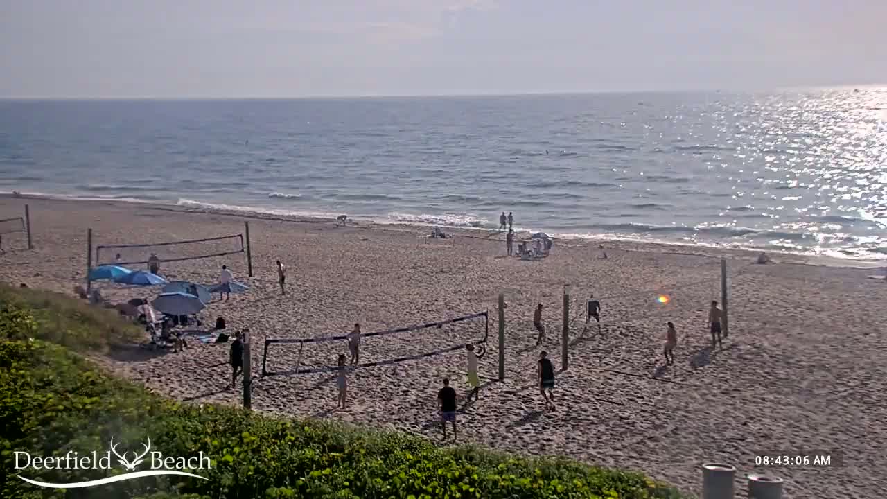 Deerfield Beach Coast Surf & Atlantic View Live Cam - Deerfield Beach, Broward, Florida, USA