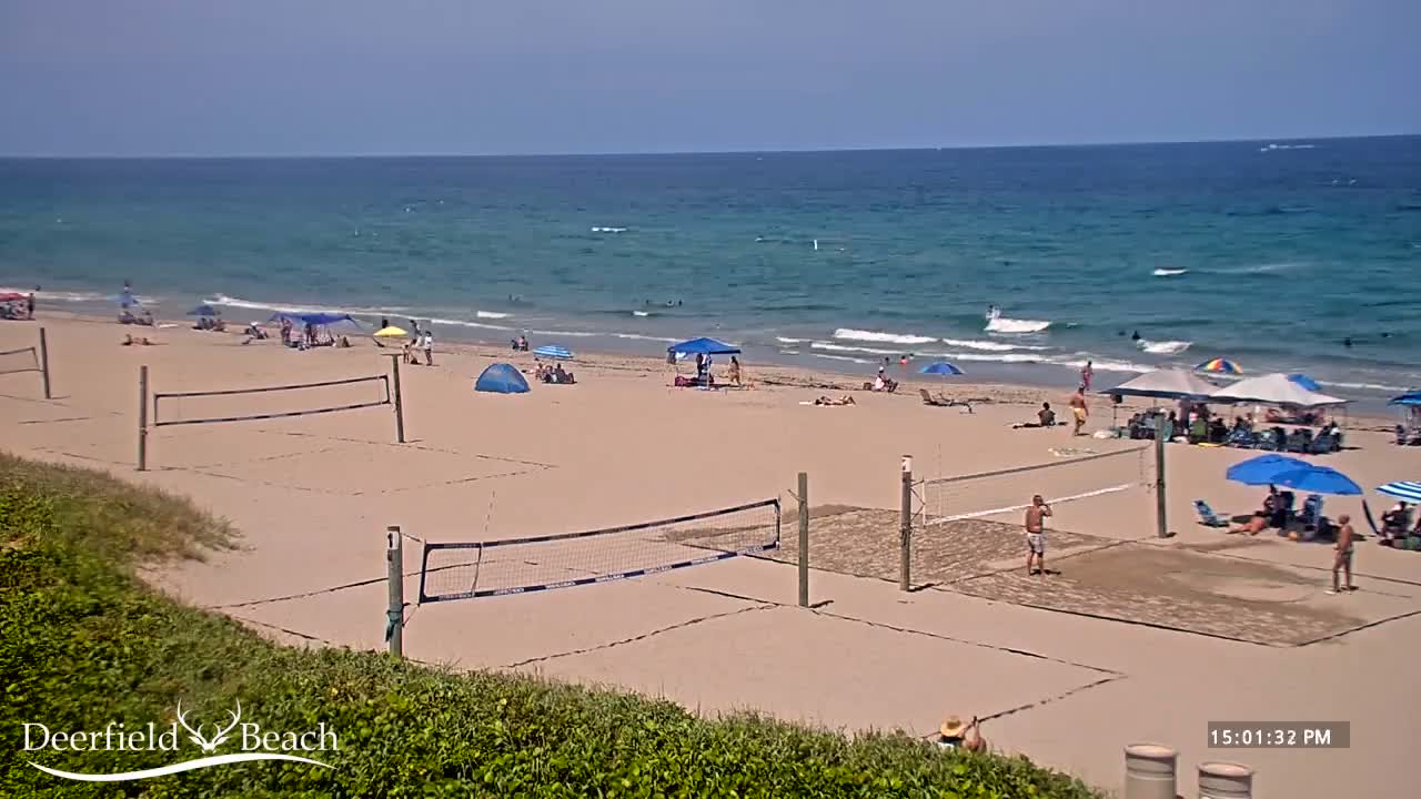 Deerfield Beach Coast Surf & Atlantic View Live Cam - Deerfield Beach, Broward, Florida, USA