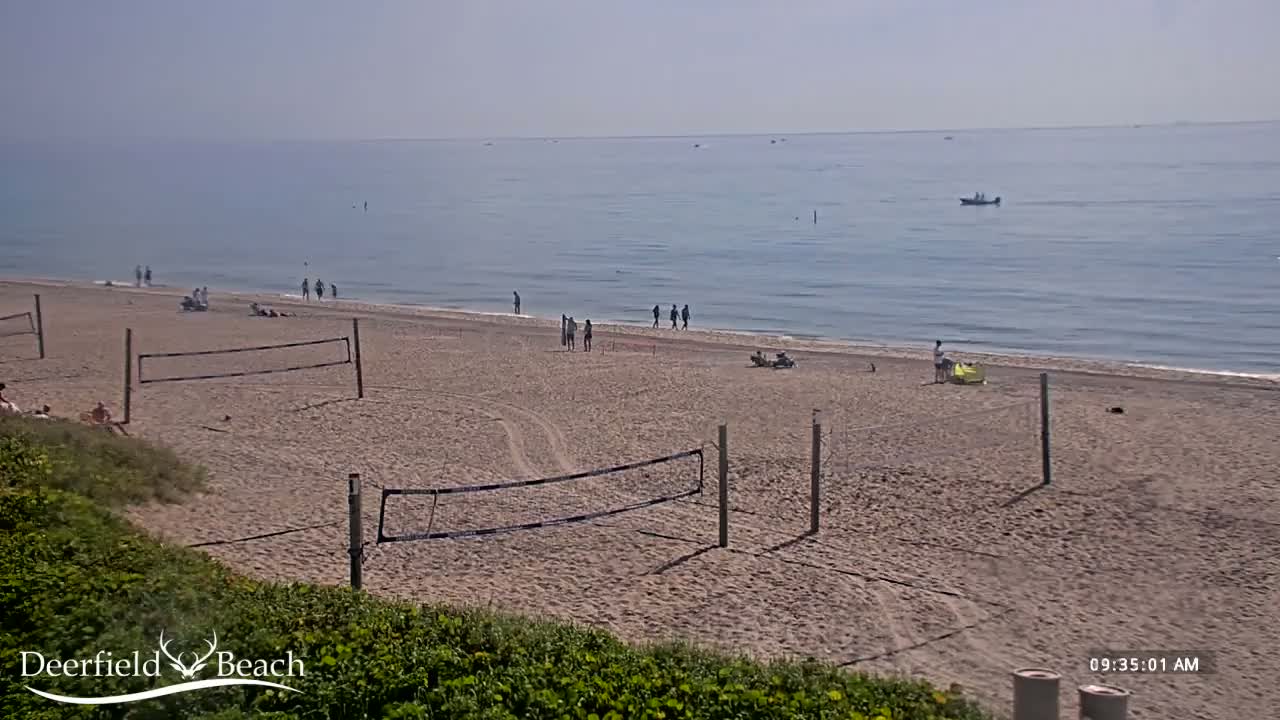 Deerfield Beach Coast Surf & Atlantic View Live Cam - Deerfield Beach, Broward, Florida, USA