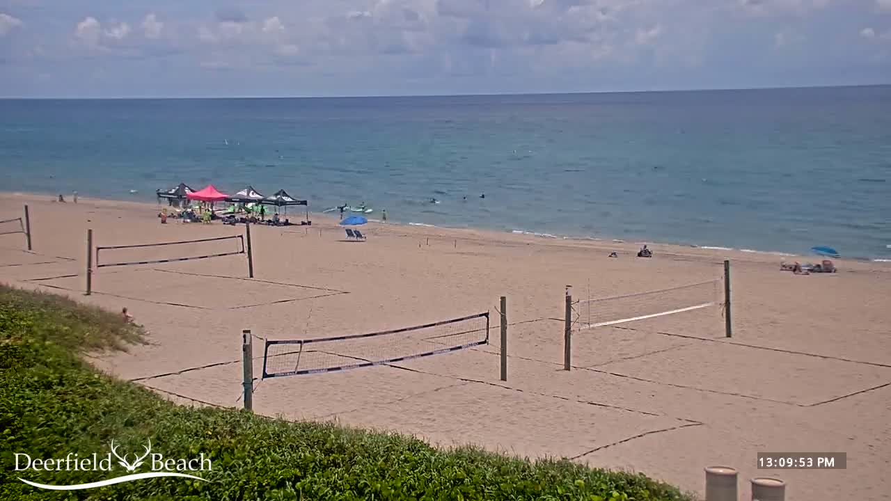 Deerfield Beach Coast Surf & Atlantic View Live Cam - Deerfield Beach, Broward, Florida, USA