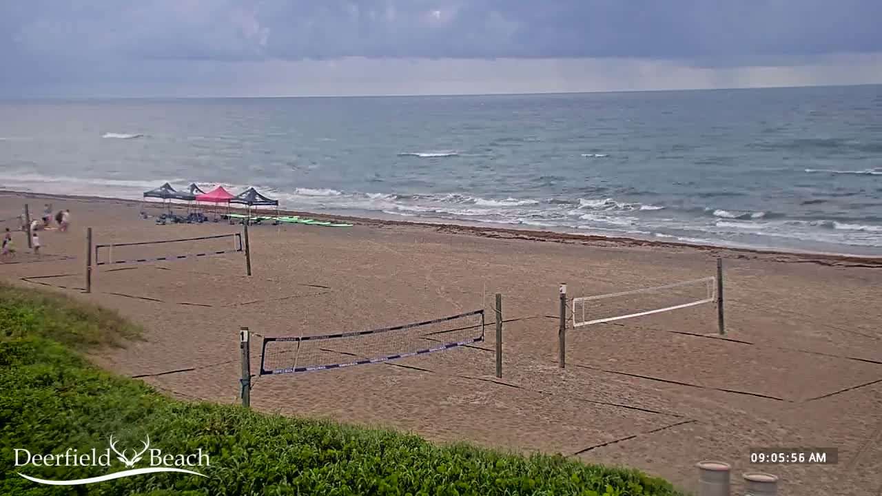 Deerfield Beach Coast Surf & Atlantic View Live Cam - Deerfield Beach, Broward, Florida, USA