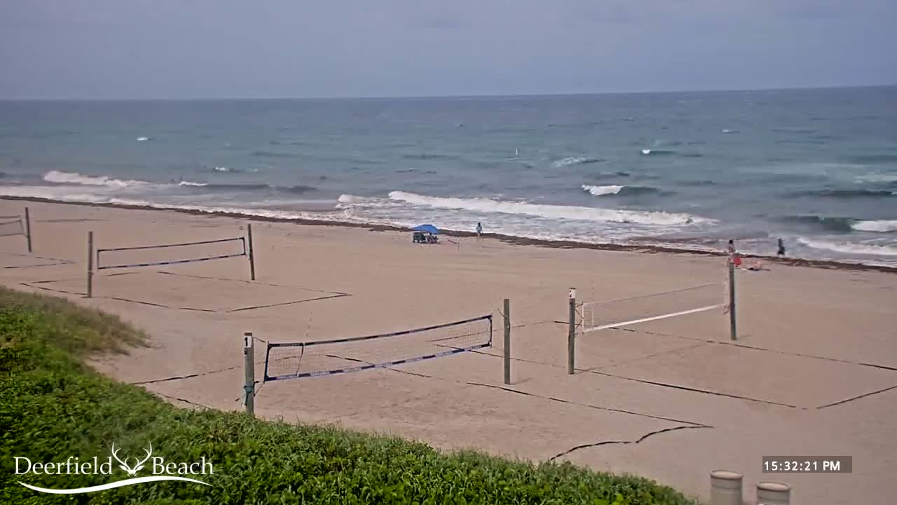 Deerfield Beach Coast Surf & Atlantic View Live Cam - Deerfield Beach, Broward, Florida, USA