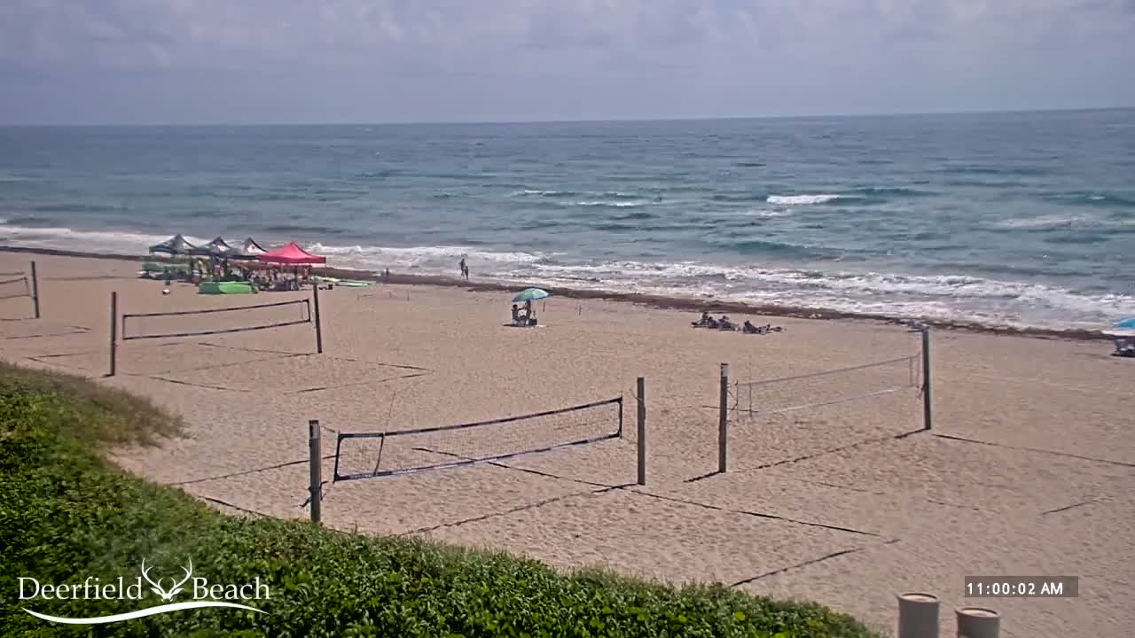Deerfield Beach Coast Surf & Atlantic View Live Cam - Deerfield Beach, Broward, Florida, USA