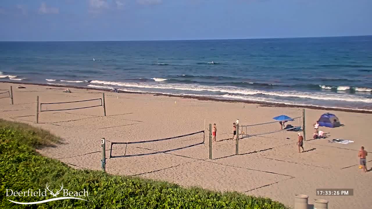 Deerfield Beach Coast Surf & Atlantic View Live Cam - Deerfield Beach, Broward, Florida, USA