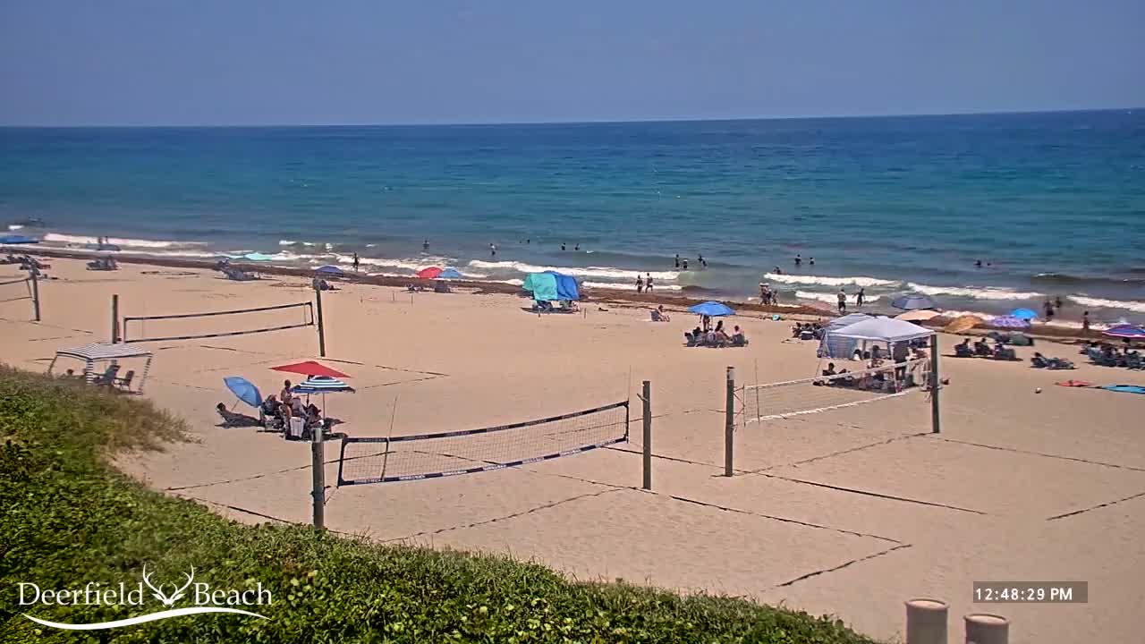 Deerfield Beach Coast Surf & Atlantic View Live Cam - Deerfield Beach, Broward, Florida, USA